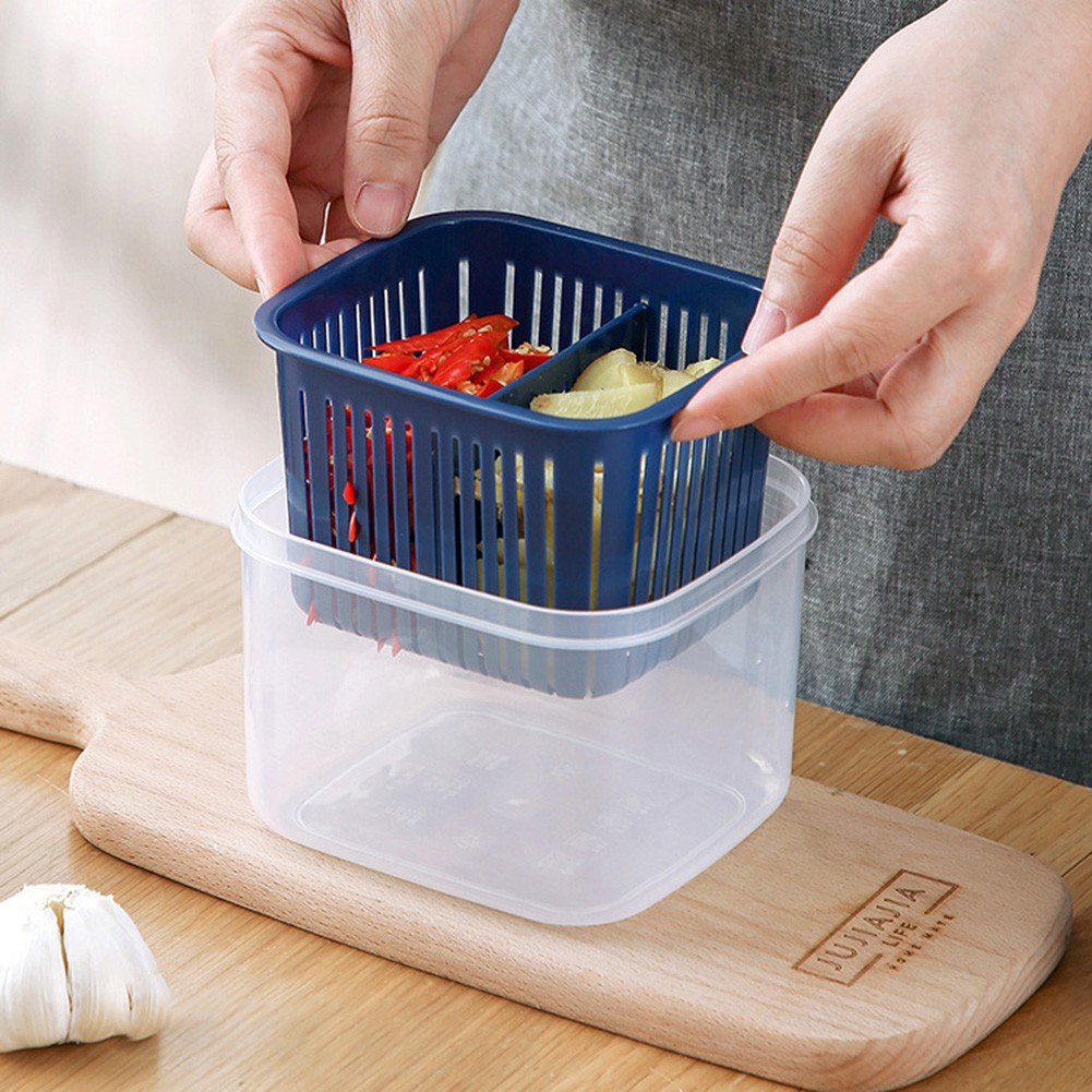 Convenient Berry Storage Bin with Air Circulation for Freshness Dishwasher Safe