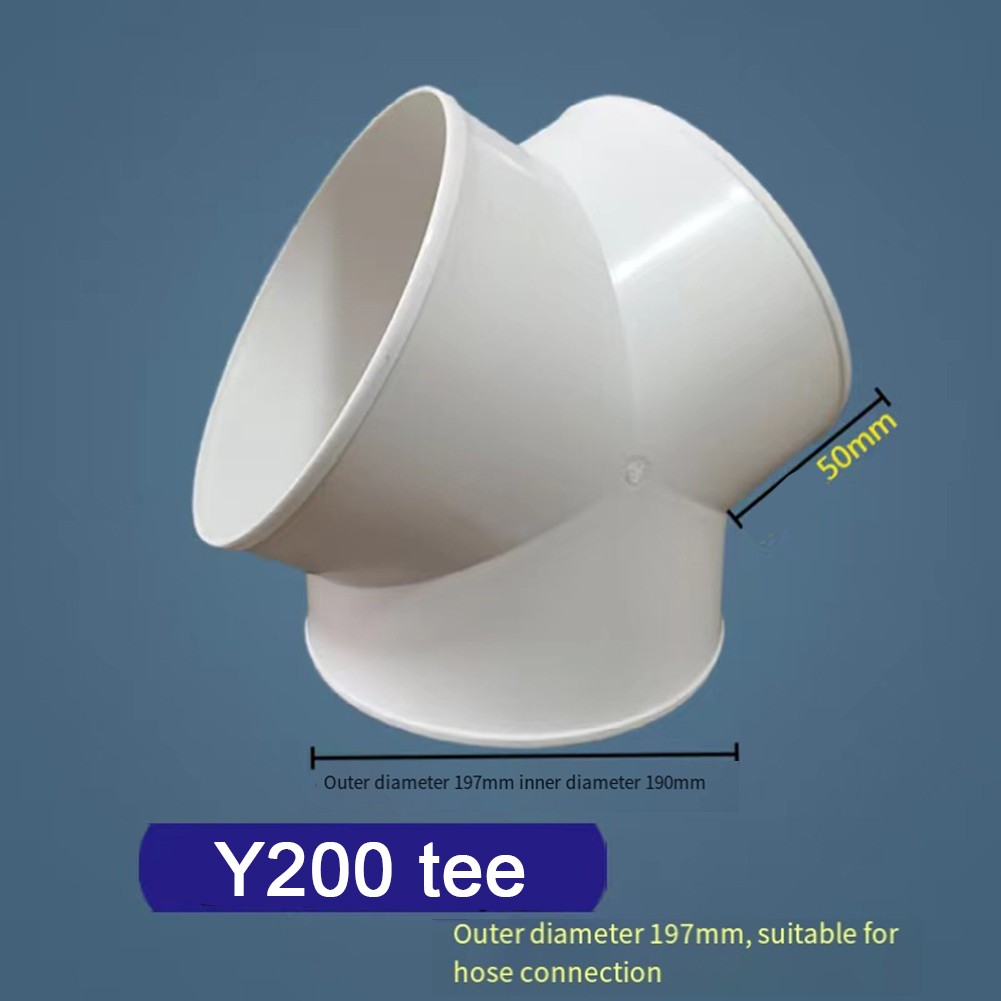 Enhance Your Ventilation System with PVC Y Shape Ducting Splitter Connector