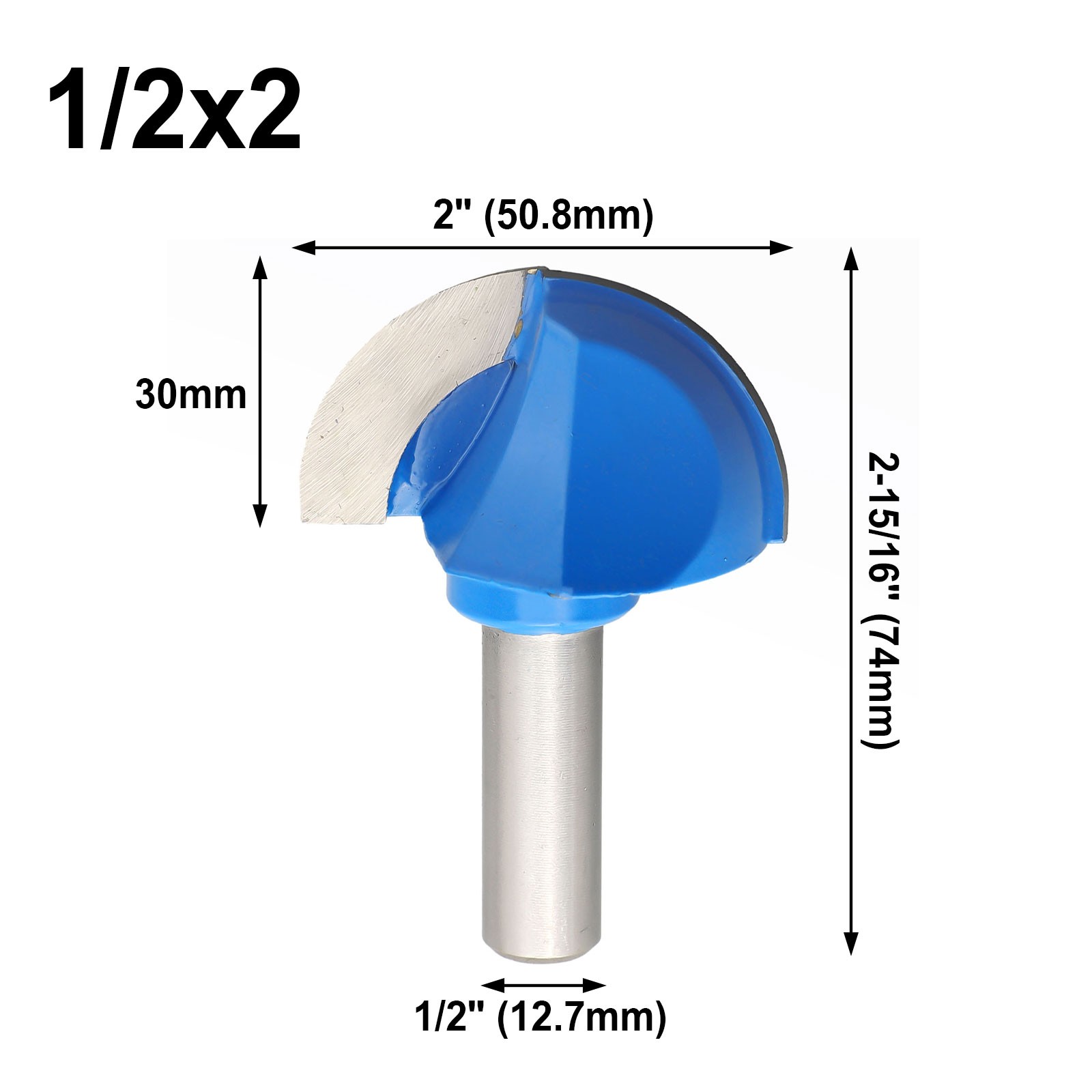 For Woodworking Milling Tools Router Bit Milling Cutter 12.7mm Shank 1Pcs - Picture 30 of 41