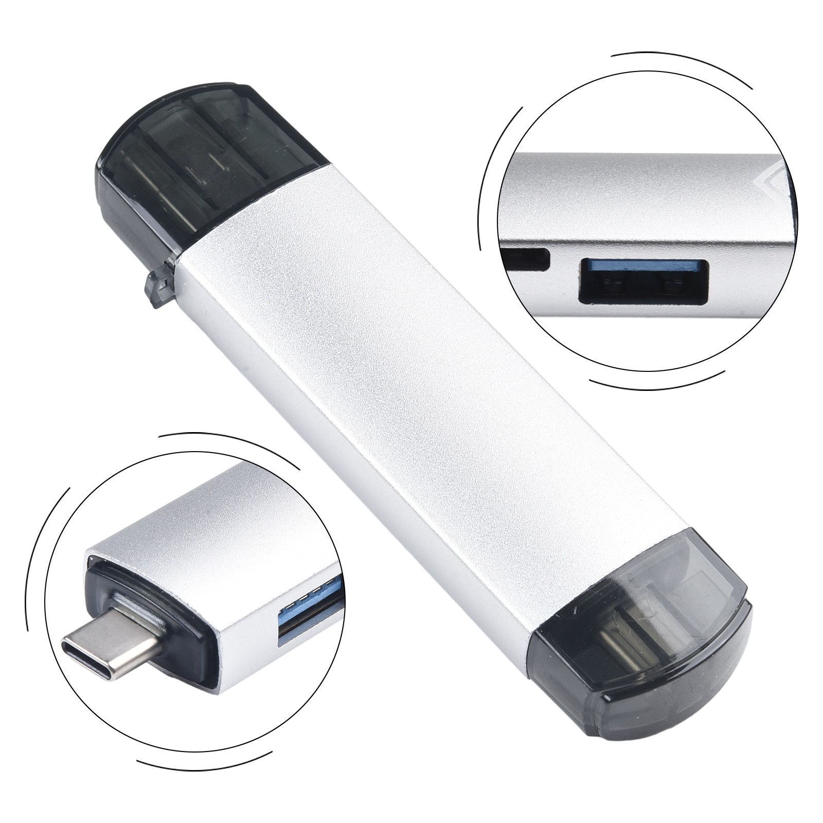 Portable pour lecteur de carte OTG Type C TF pour Macbooks et ordinateurs r��gul - Photo 29 sur 38
