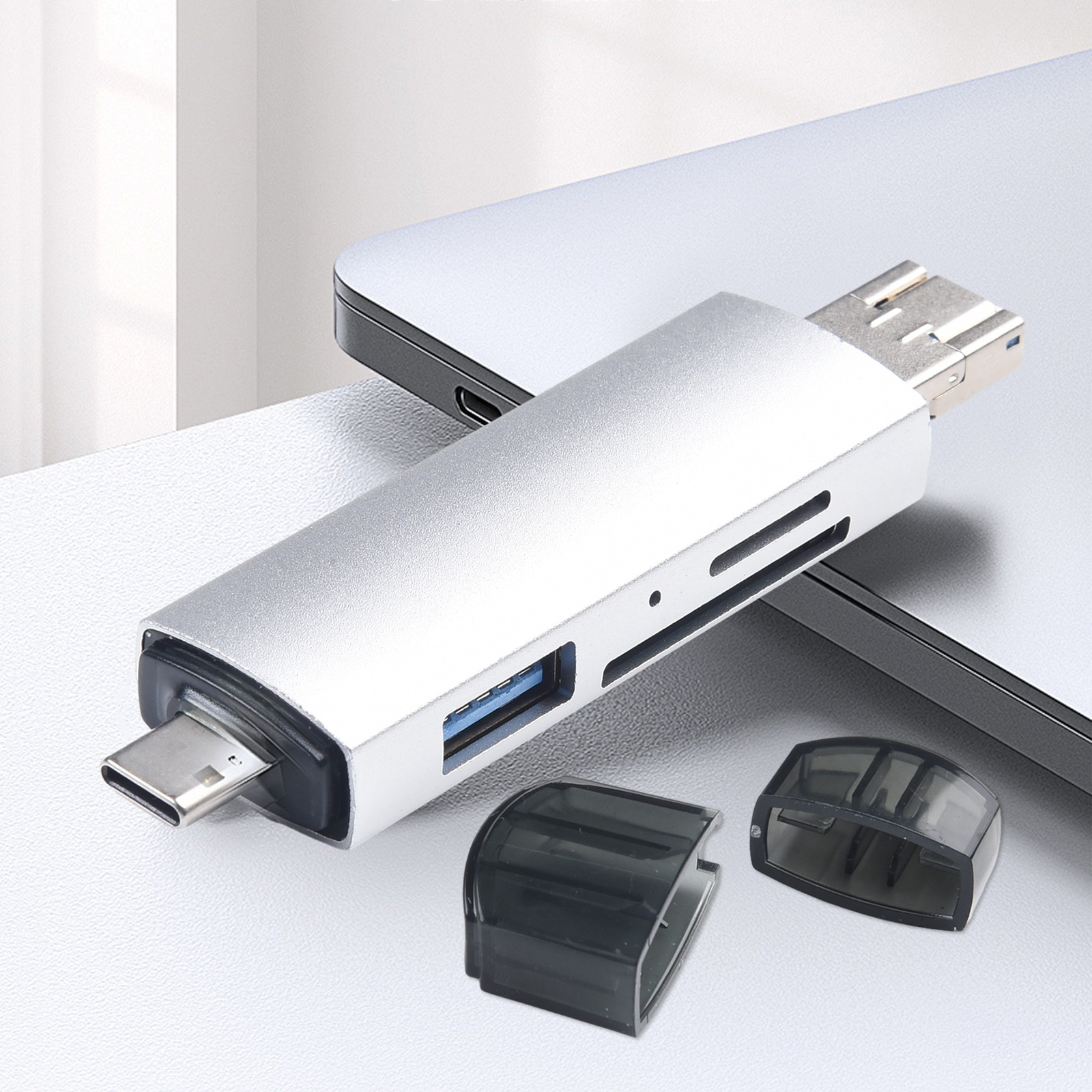 Portable pour lecteur de carte OTG Type C TF pour Macbooks et ordinateurs r��gul - Photo 27 sur 38