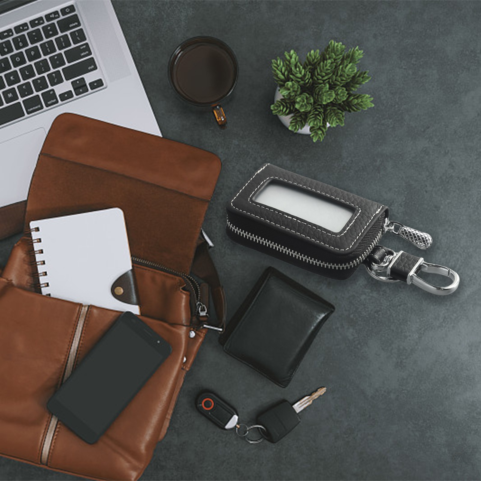 Elegante y Elegante Funda Porta Llaves para Llaves de Coche Moda y Funcional - Imagen 13 de 28