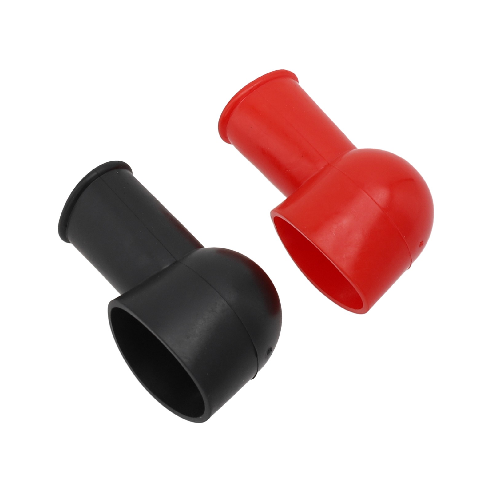 2x Car Trucks Rubber Red Black Battery Terminal Protective Cover Insulating Cap - Picture 14 of 24