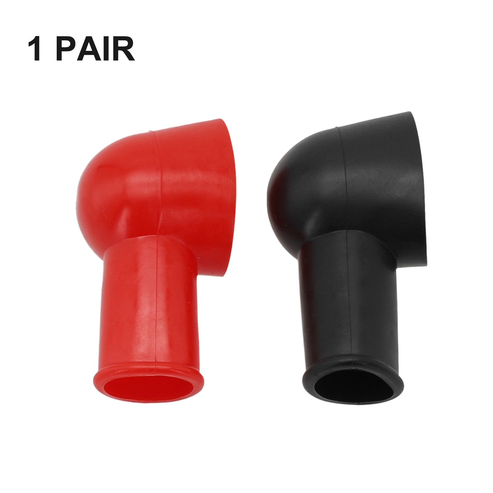 2x Car Trucks Rubber Red Black Battery Terminal Protective Cover Insulating Cap