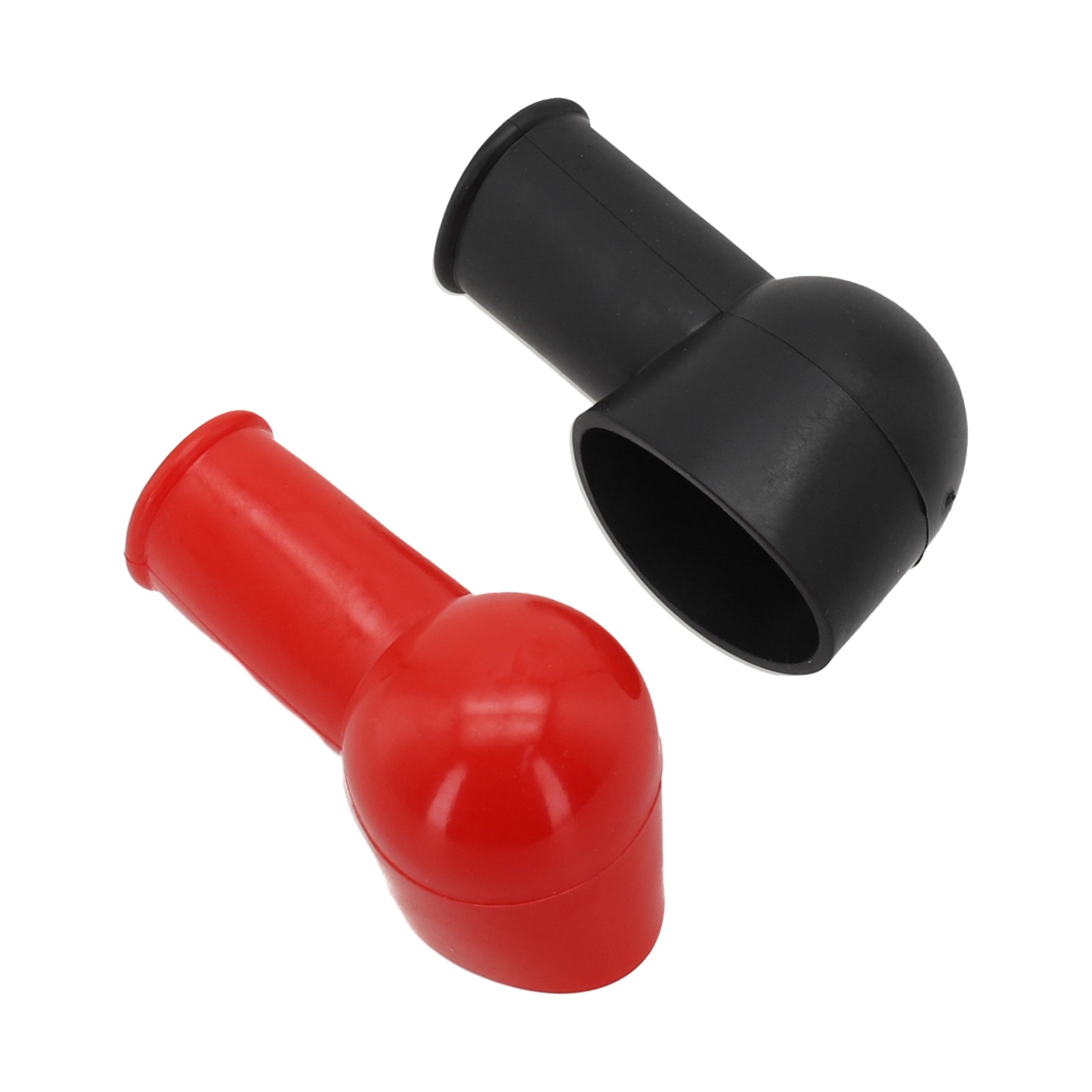 2x Car Trucks Rubber Red Black Battery Terminal Protective Cover Insulating Cap - Picture 15 of 24