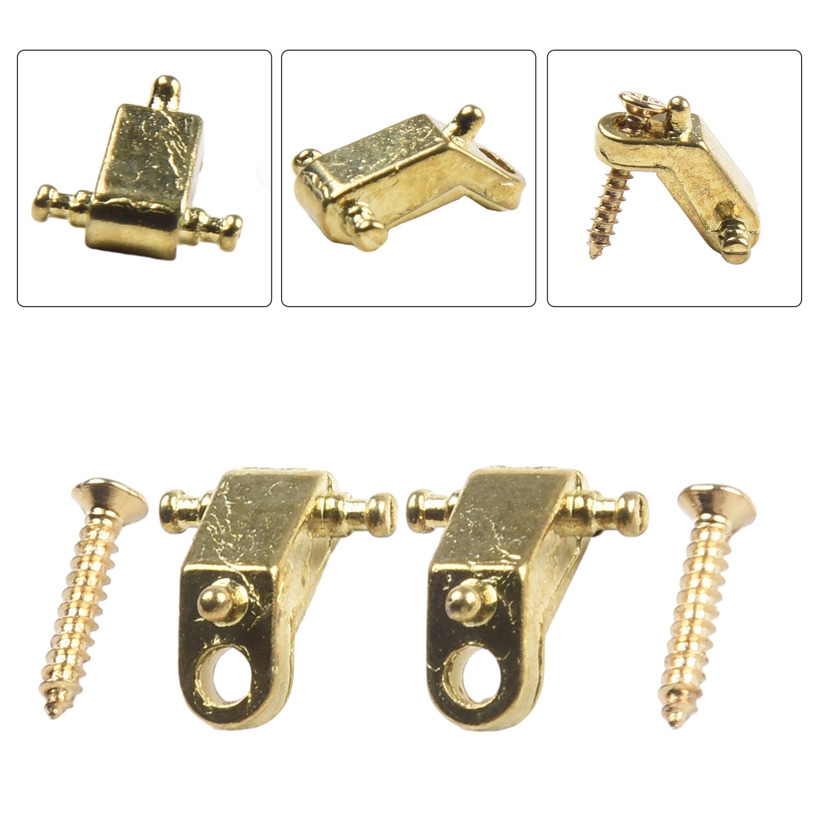 Guitar String Tree Retainer In Chrome/gold With Mounting Screws Instrument New - Picture 20 of 30