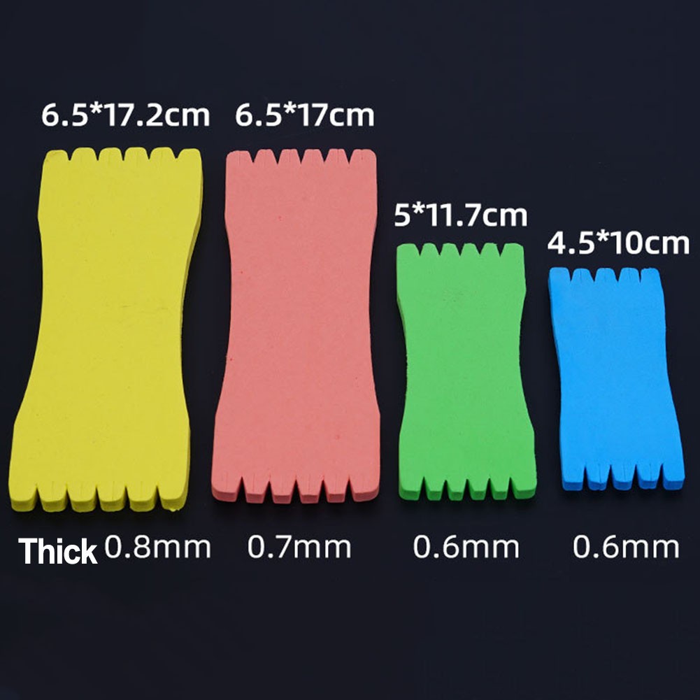 Planche Enroulement Mousse EVA - Rangement Ligne De Pêche Et Hameçons - 5 Tailles (Lot De 10) - 14