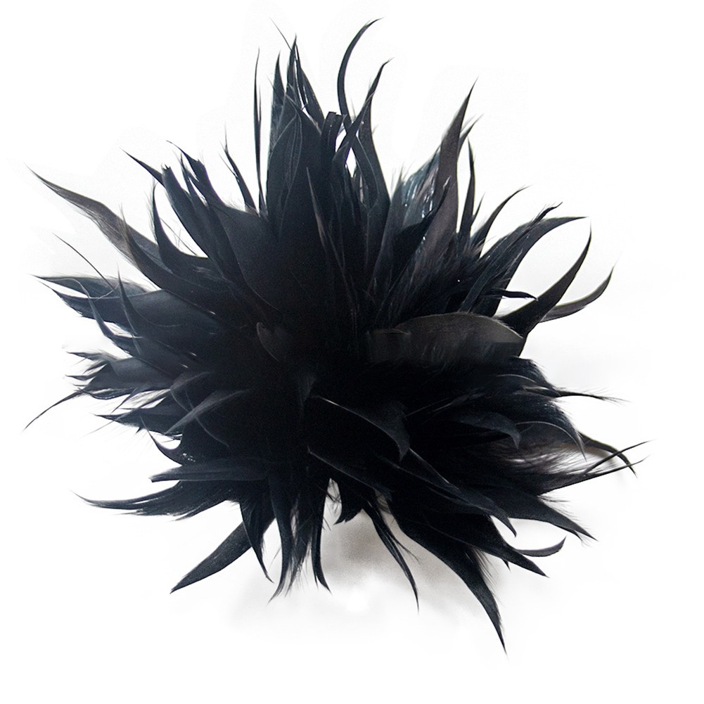 Feather Brooch Headwear Add an Element of Sophistication to Your Attire - Picture 12 of 13