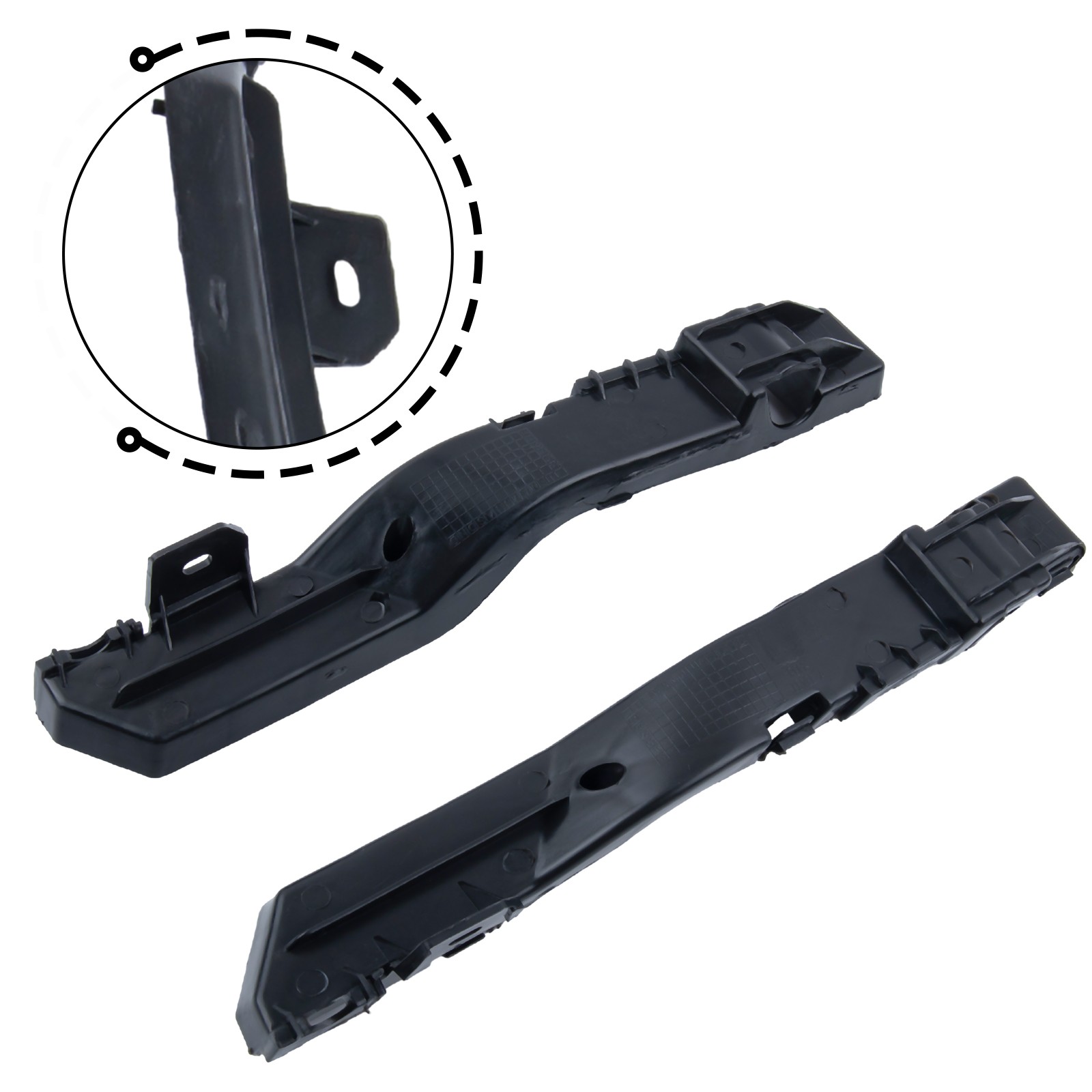 Bracket Front Bumper Support 5178411AD Black Car Accessories Left