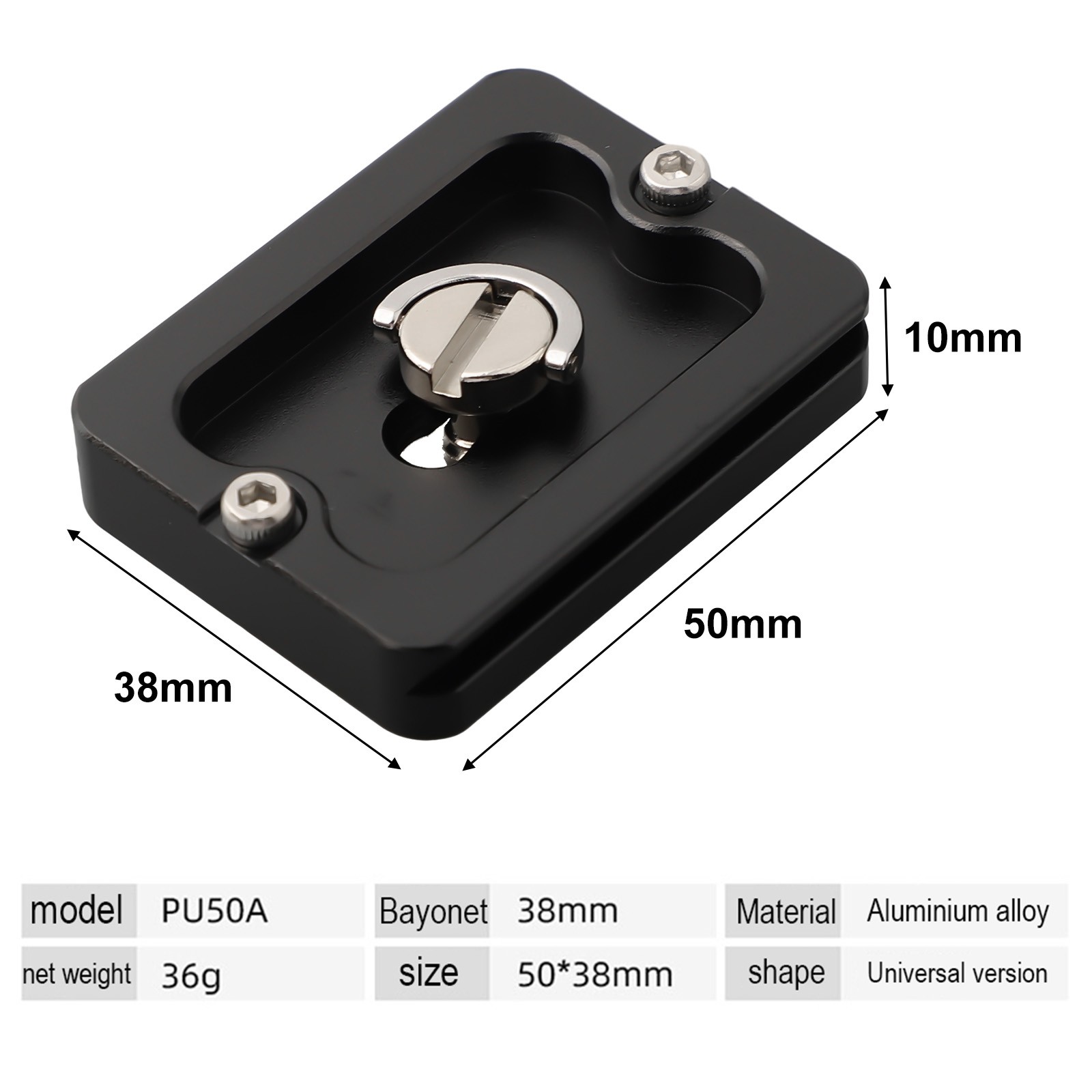 Benro Benro Tripod Machine Release Plate Quick Release Plate Tripod Adapter - Picture 33 of 38