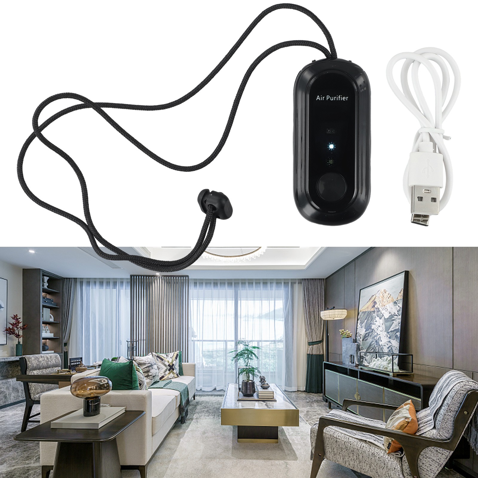 Portable Hanging Neck Negative Ions Purify Air Machine for a Healthier Home - Bild 36 von 47