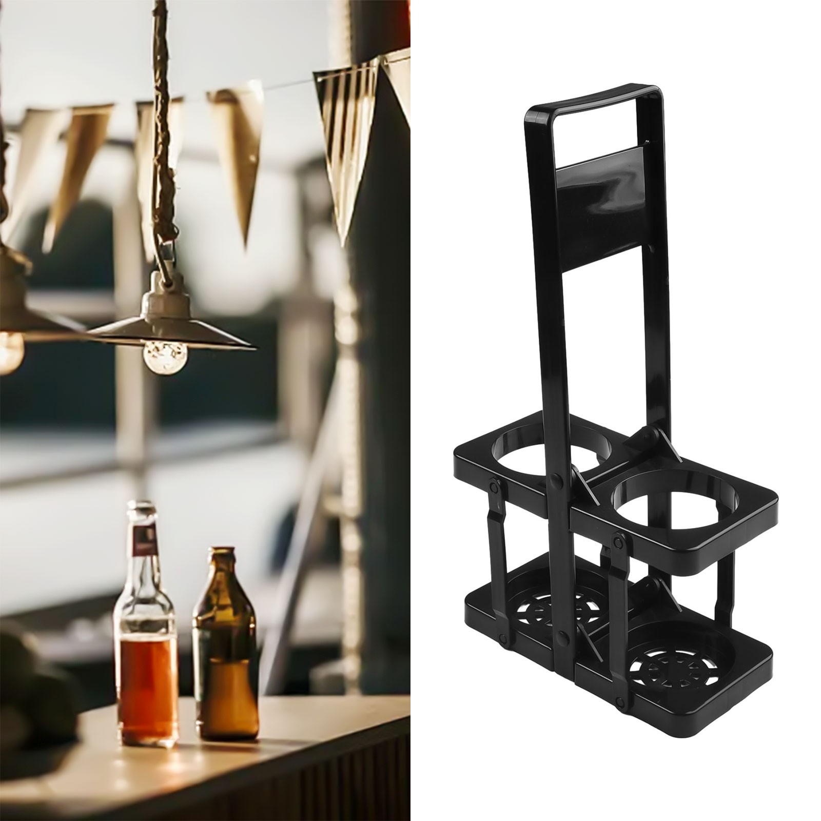 Praktischer Bierflascheneimer mit klappbarem Design einfaches Öffnen und Falten - Bild 15 von 32