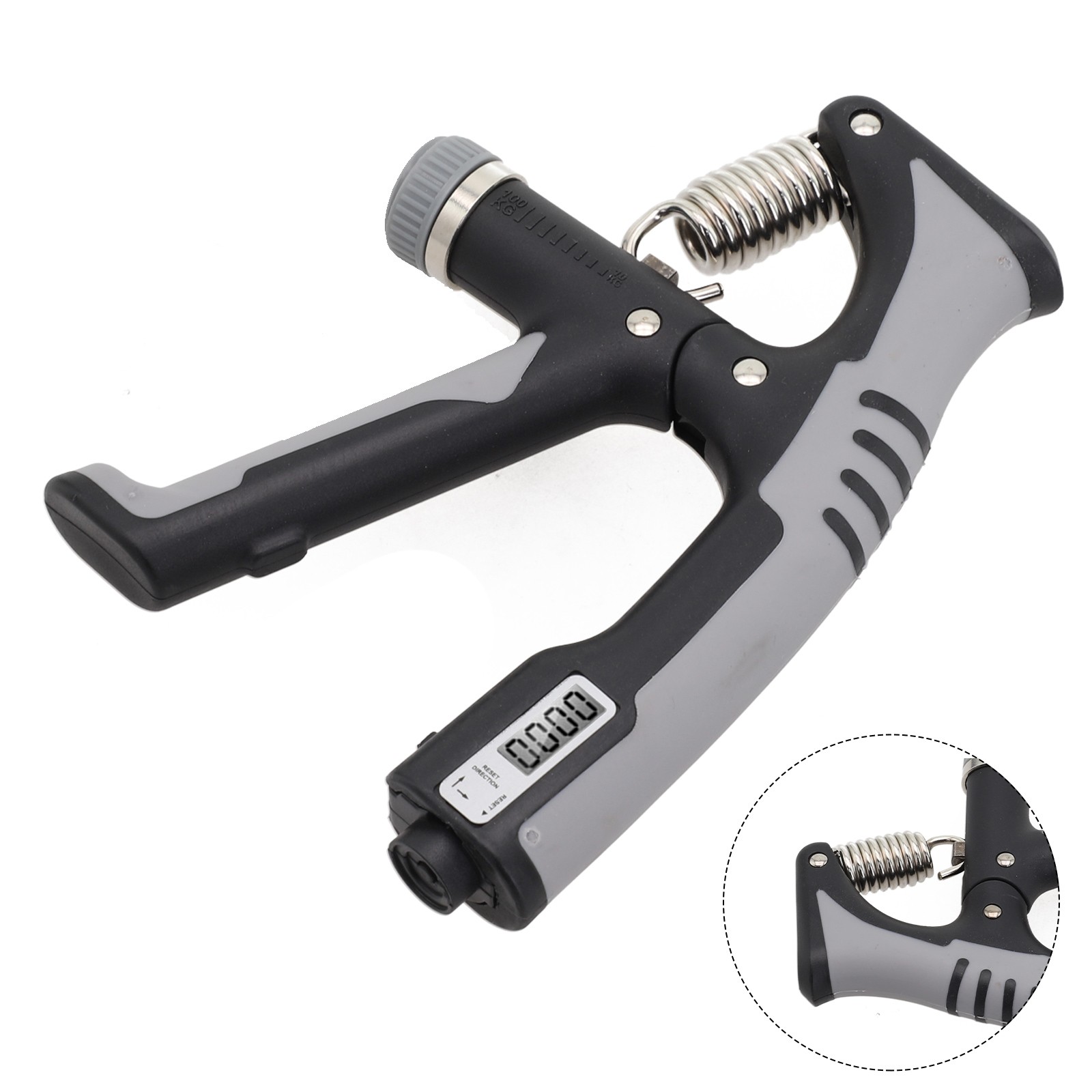 Adjustable Hand Grip Strengthener for Fitness Training 10 100kg Resistance