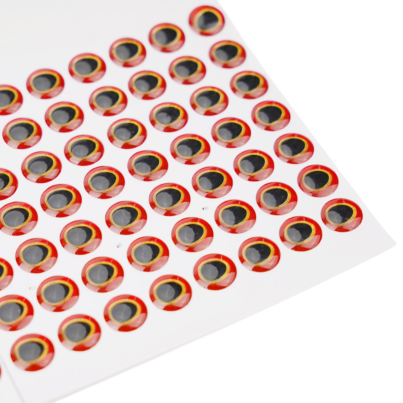 3D Holographic Fishing Lure Eyes For Fly Tying Stickers 6mm, 8mm, 10mm, 12mm