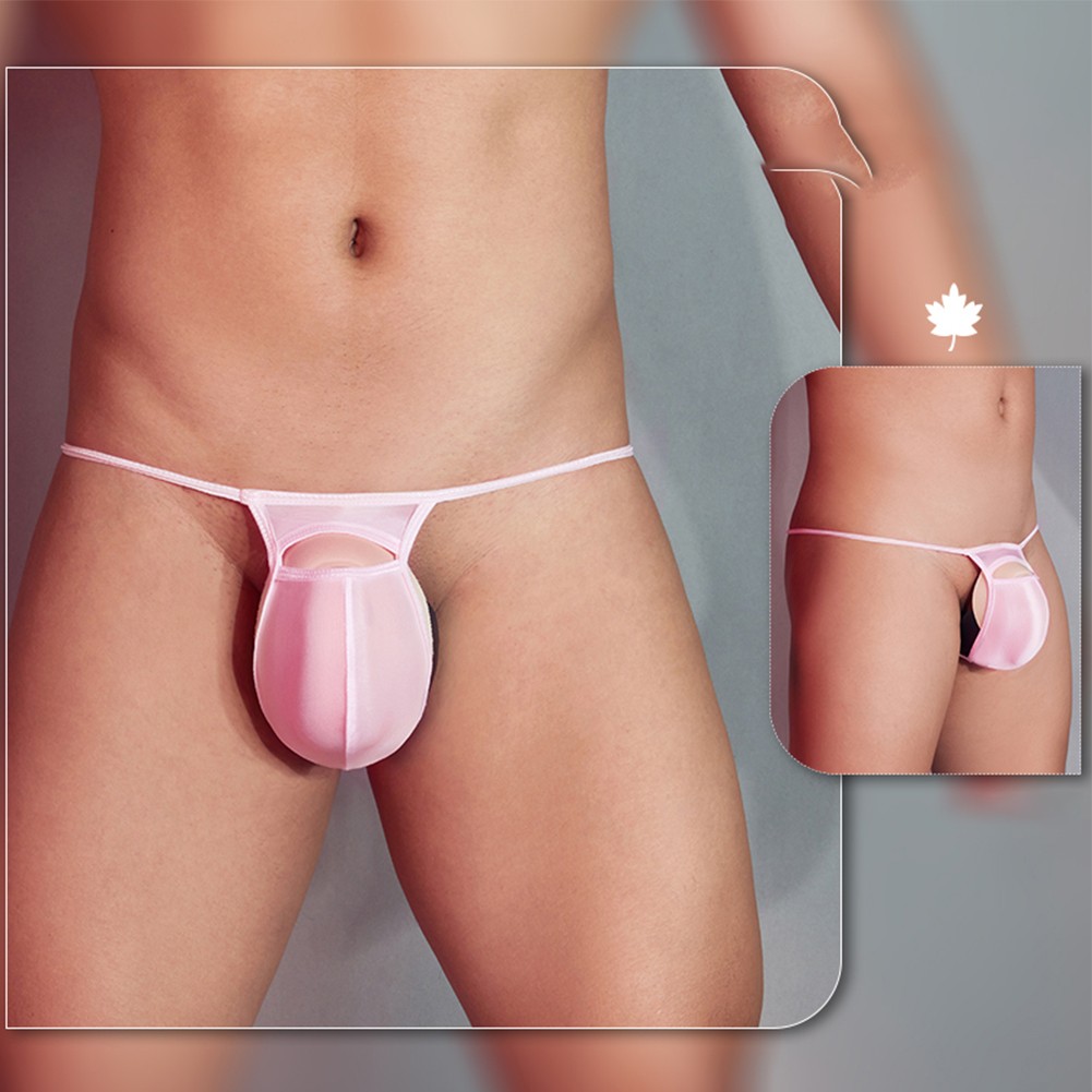 String remise homme tendance sexy GString sous vêtement taille basse avec motif creux