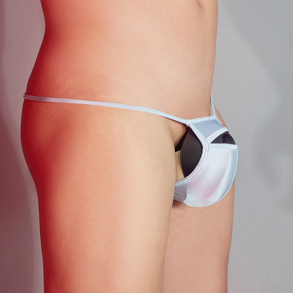 String homme tendance sexy GString sous vêtement taille basse vente en gros avec motif creux