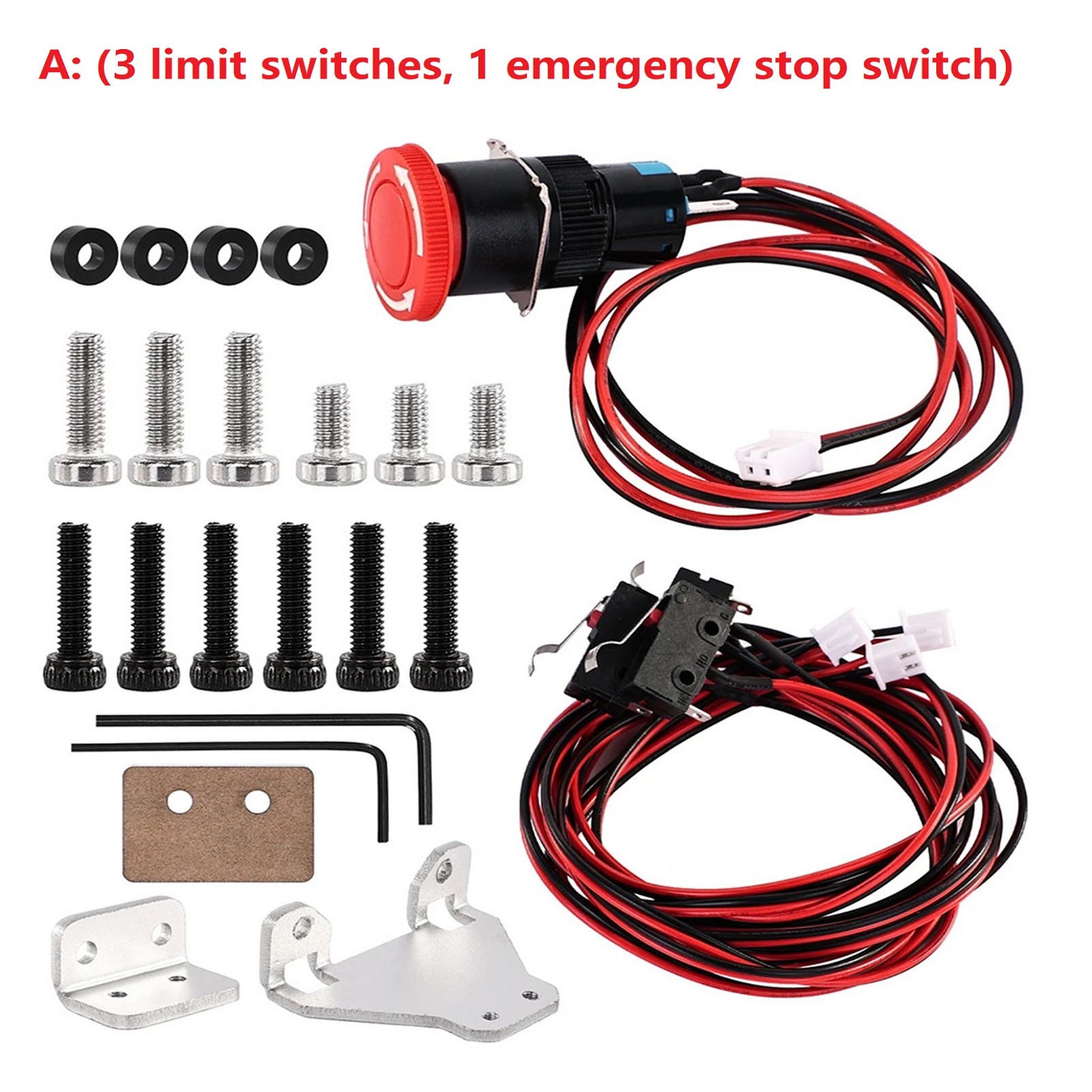 Kit Limit Switch Macchina Incisione CNC per Serie 3018 con Parti di Montaggio - Foto 13 di 13