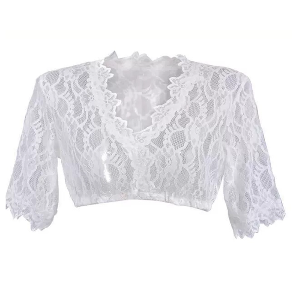 Heiße stilvolle Tops schwarz M-3XL Polyester Damen Blumen Spitze durchsichtig T - Bild 15 von 18