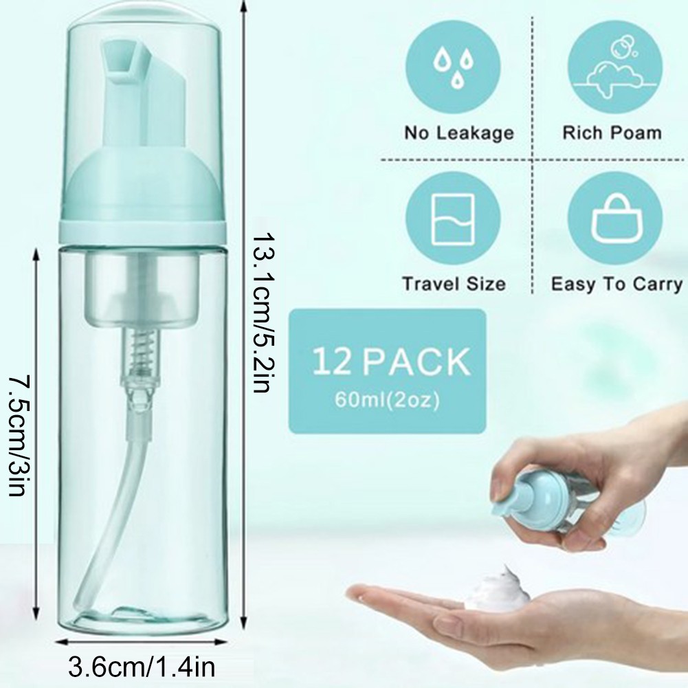 Easy to Use 60ml Foam Pump Bottle for Soap Mousse Shampoo Effortless Dispensing - Picture 36 of 42