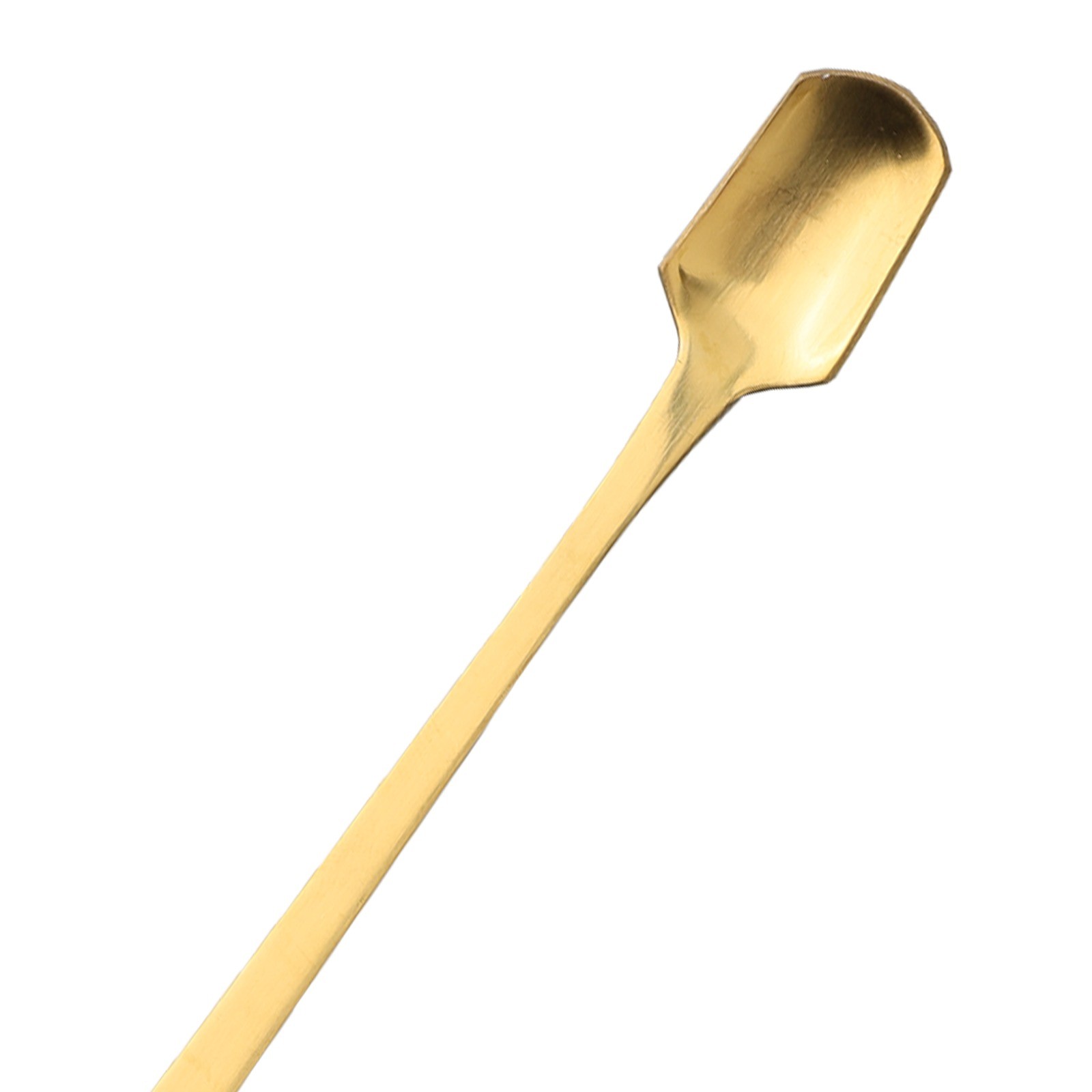 Stabiler und zuverlässiger langer Griff Edelstahl Milchlöffel Teelöffel für - Picture 15 of 60