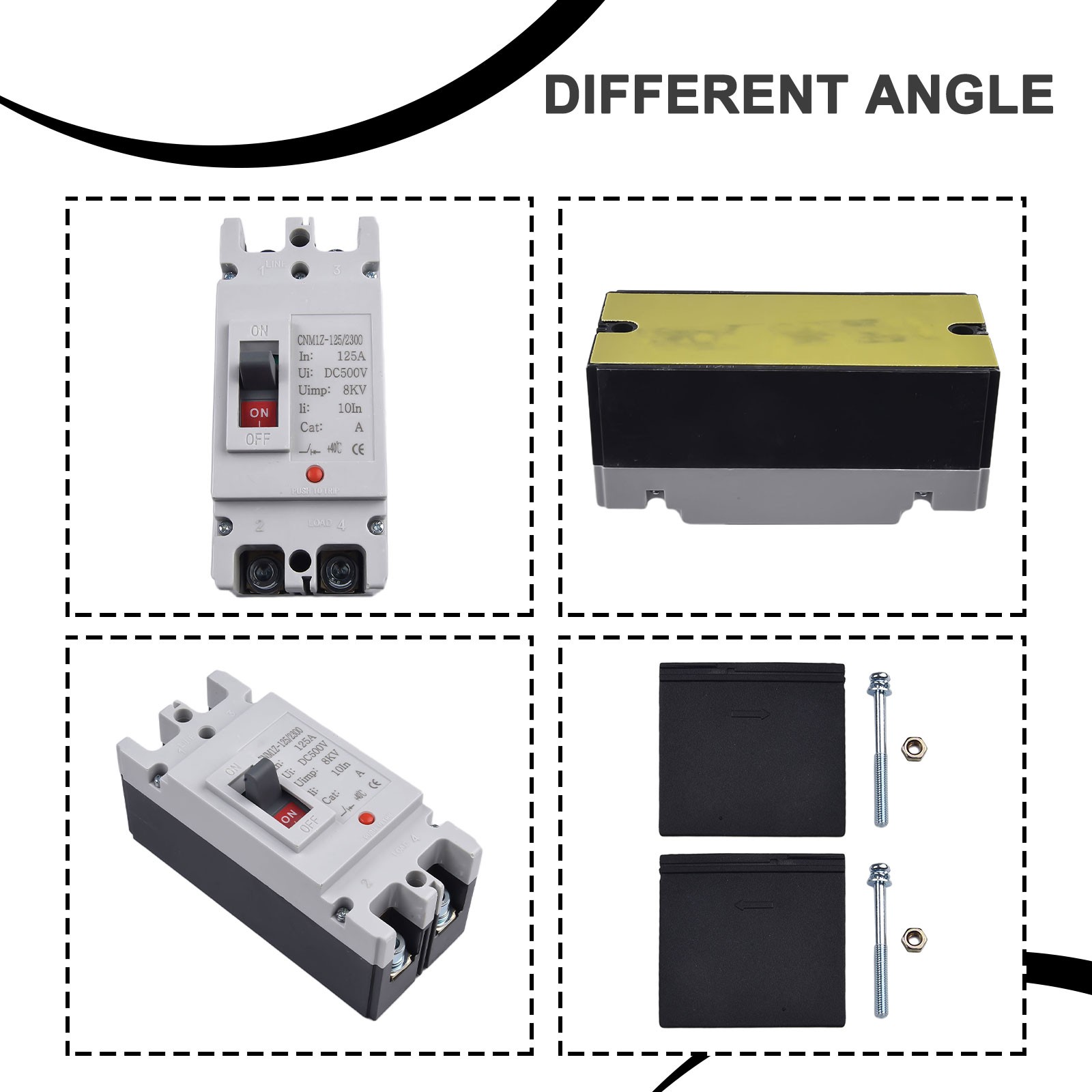 Breaker DC Circuit Breaker Manual Molded Case Circuit Breaker PV System MCCB New - Picture 45 of 60