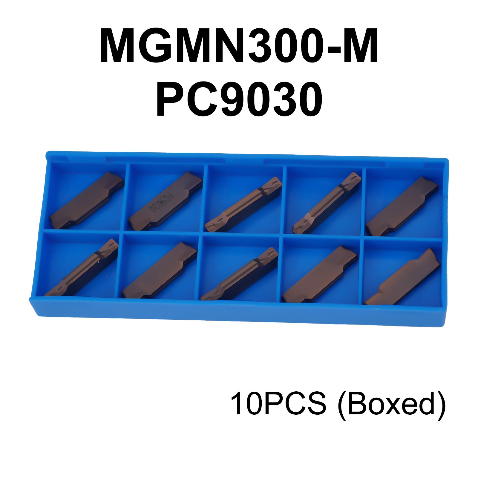 10 Inserts De Fraisage Carbure MGMN300-M9030 3mm - Pour Acier, Inox, Fonte, Finition/semi