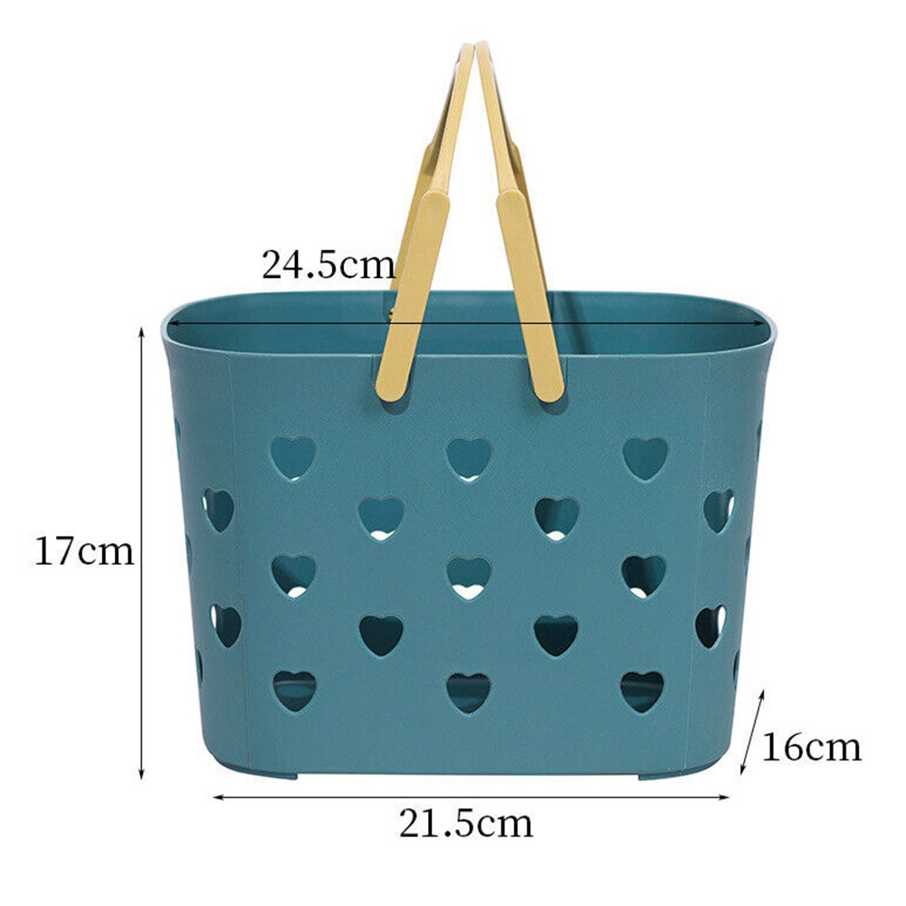 Shower Basket Easy Lifting Handle Organize Toiletries Plastic Material - Afbeelding 18 van 27