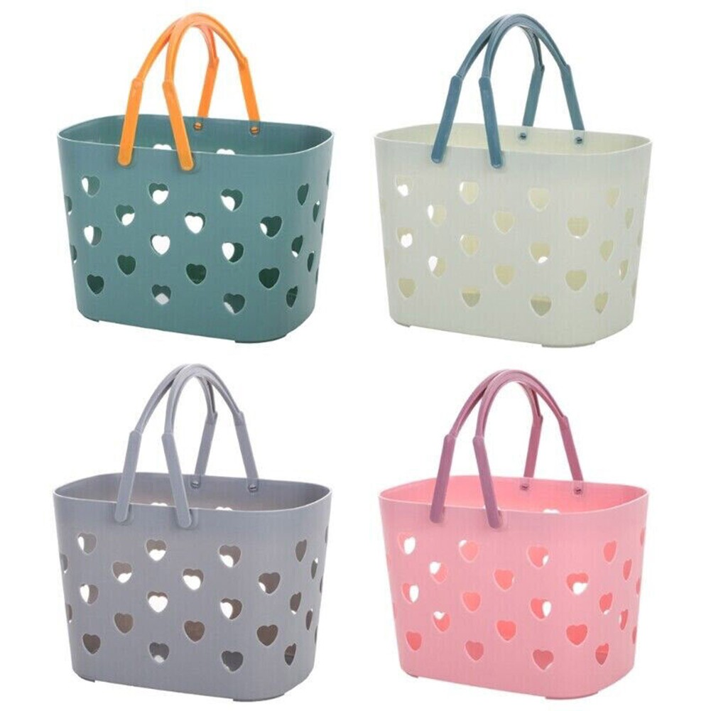 Functional Plastic Shower Tote with Handle for Storing Daily Essentials - Picture 21 of 27