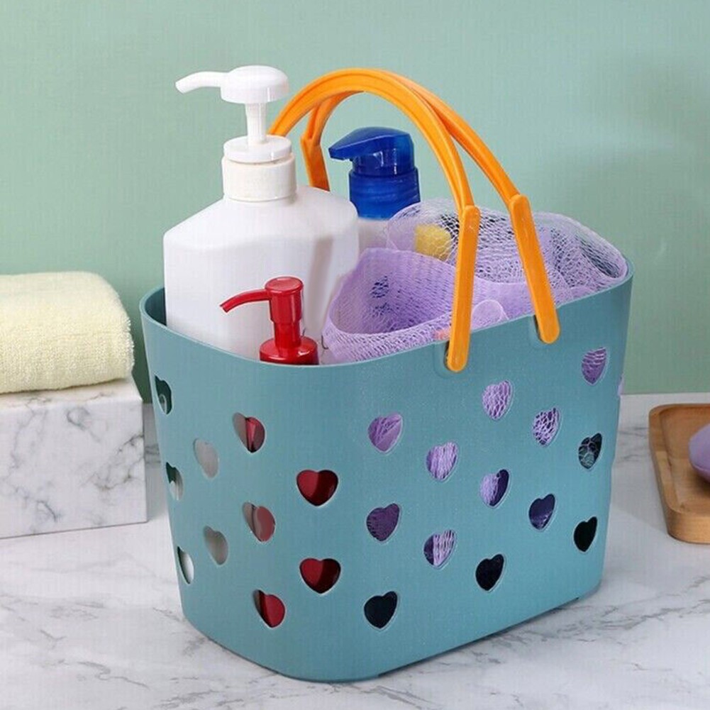 Shower Basket Easy Lifting Handle Organize Toiletries Plastic Material - Afbeelding 19 van 27