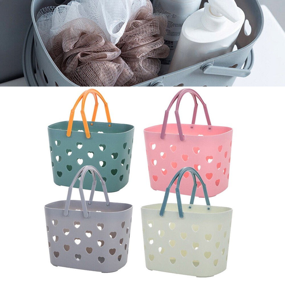 Shower Basket Easy Lifting Handle Organize Toiletries Plastic Material - Afbeelding 22 van 27