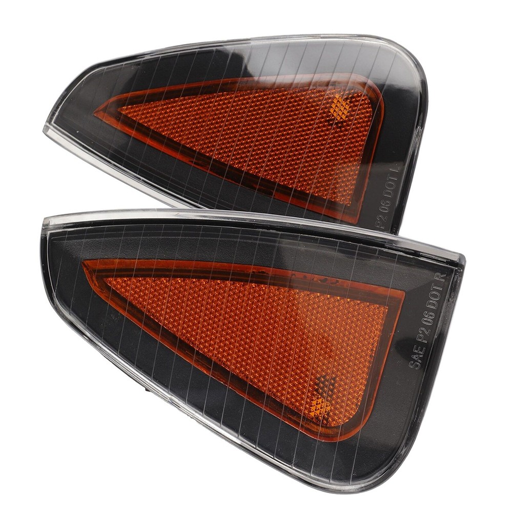 Car Front Turn Signal Light Side Marker Lamp Cover For Dodge Charger 2006?2010 - Foto 49 di 56