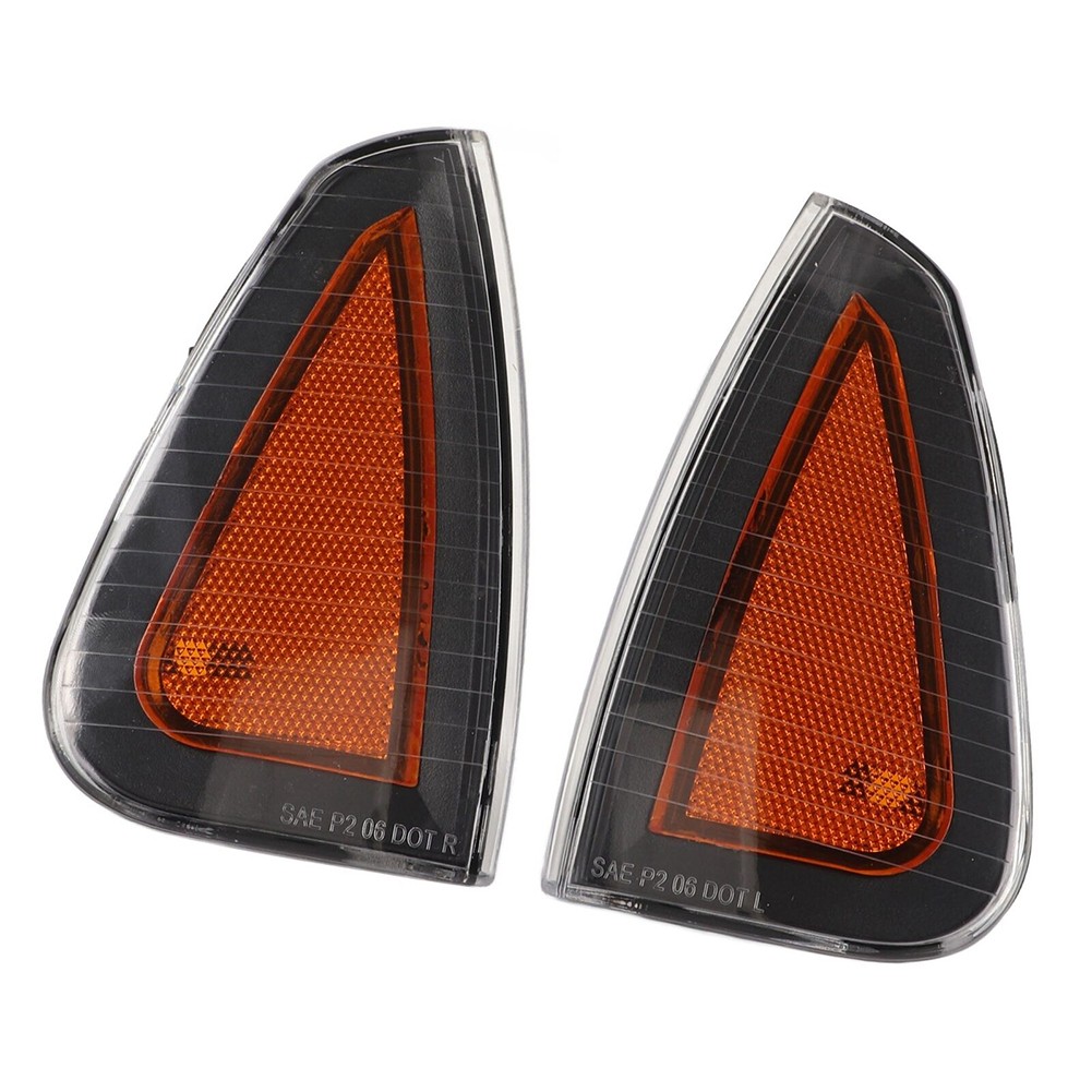 Car Front Turn Signal Light Side Marker Lamp Cover For Dodge Charger 2006?2010 - Foto 54 di 56