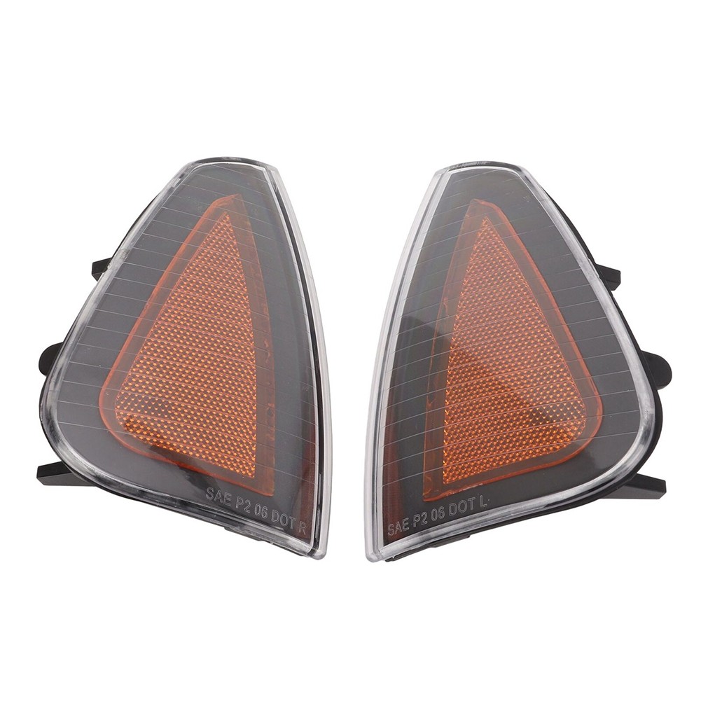 Car Front Turn Signal Light Side Marker Lamp Cover For Dodge Charger 2006?2010 - Foto 52 di 56