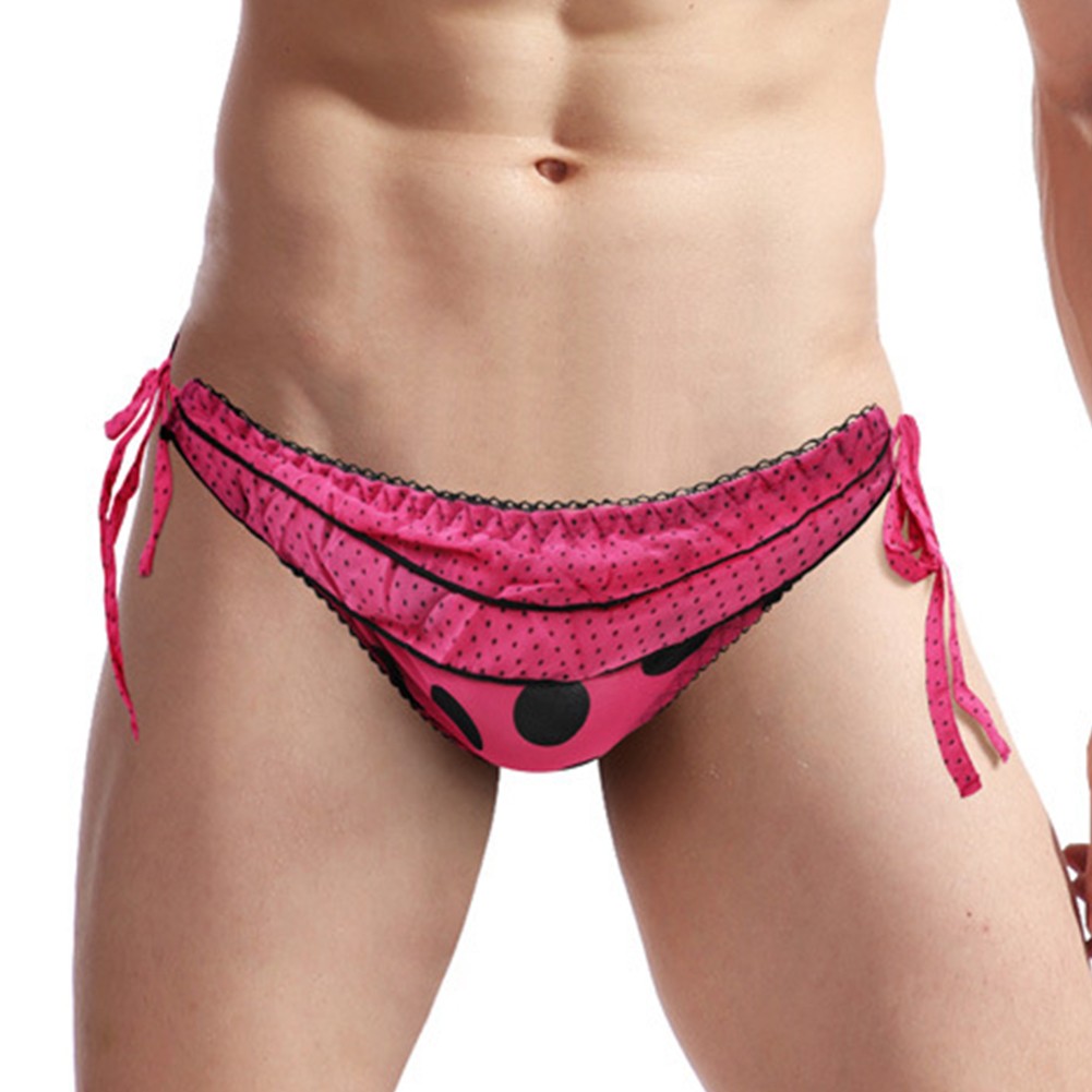 Calzoncillos Bragas Ropa Interior Lencería Diario Lunares Bolsa Sissy Tanga - Imagen 27 de 34