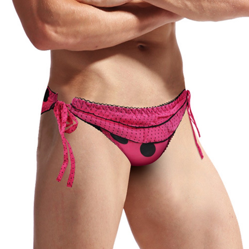 Calzoncillos Bragas Ropa Interior Lencería Diario Lunares Bolsa Sissy Tanga - Imagen 33 de 34