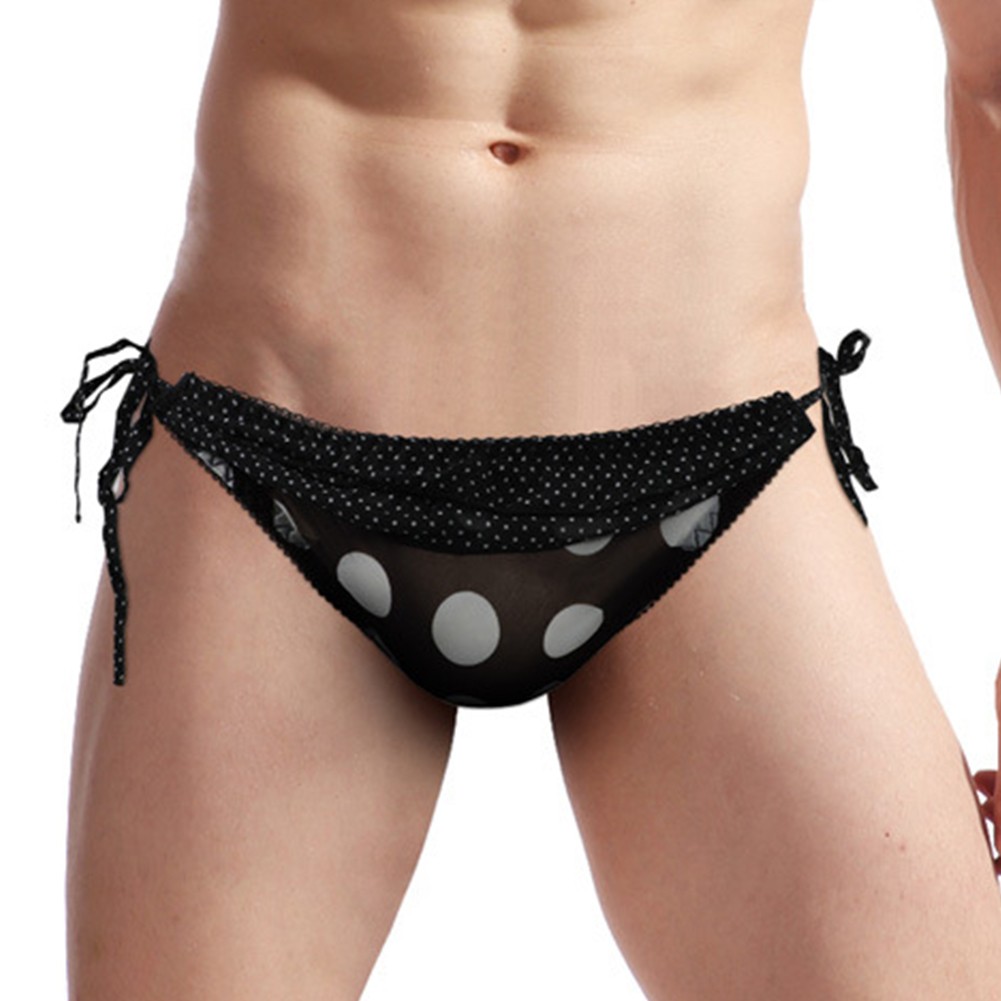 Calzoncillos Bragas Ropa Interior Lencería Diario Lunares Bolsa Sissy Tanga - Imagen 19 de 34
