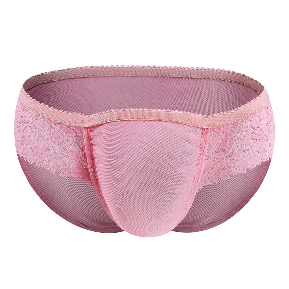 Bequem Unterwäsche Slip Schwarz Sissy Dessous Slip Spitze Tanga Beutel - Bild 34 von 36