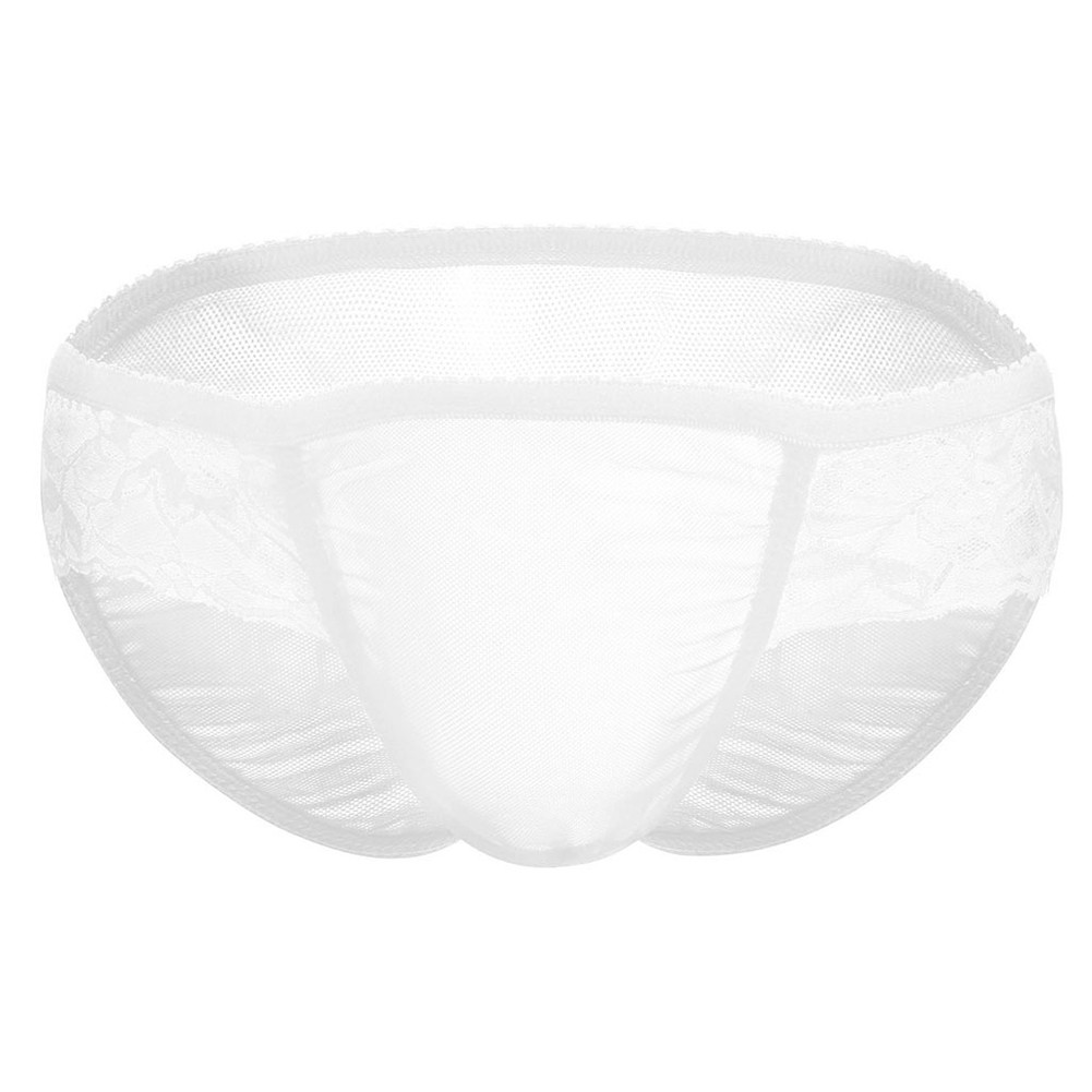 Bequem Unterwäsche Slip Schwarz Sissy Dessous Slip Spitze Tanga Beutel - Bild 19 von 36