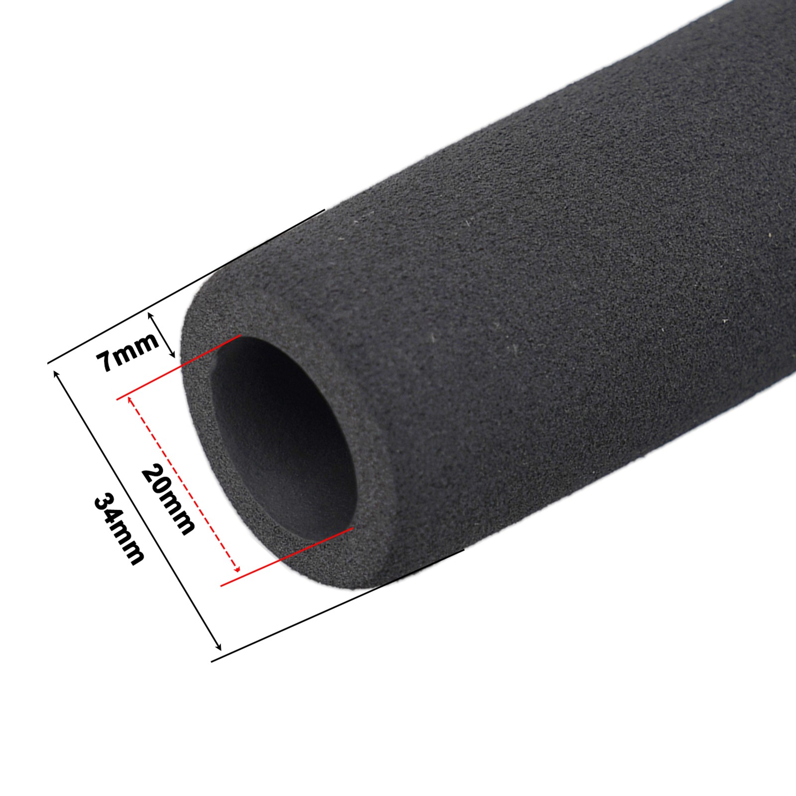 Brand New Handlebar Foam Cover Grips Waterproof 1 Pair 7mm Thickness Bicycle - Photo 46/61