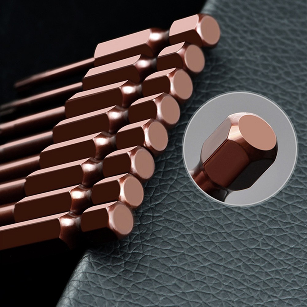 Efficient 7 Piece Alloy Steel Hex Screwdriver Bits Set with Magnetic Tips - Picture 40 of 43