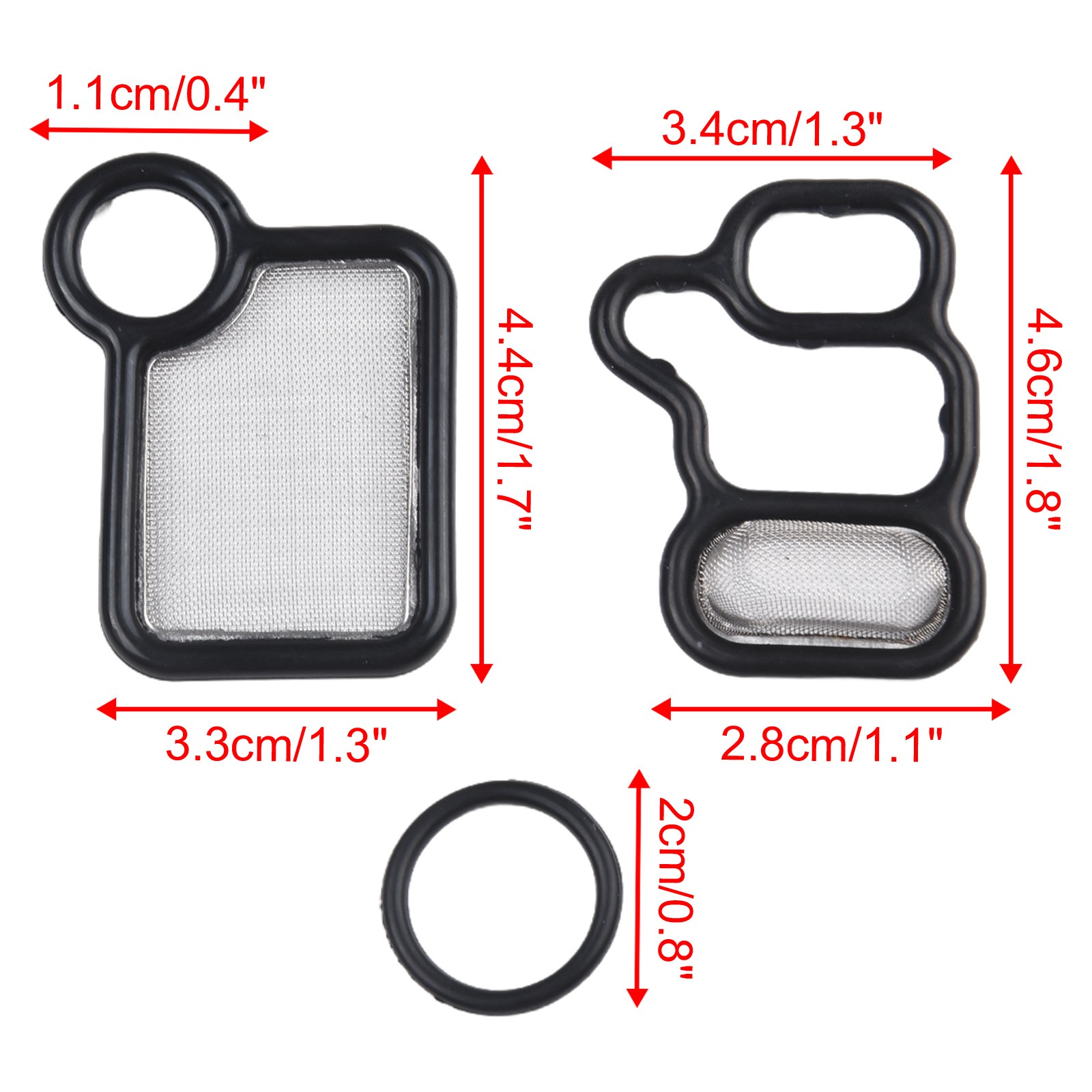 Solenoid Spool Valve Valve Washer Gaskets Rubber Replacement Replacement - Picture 7 of 12