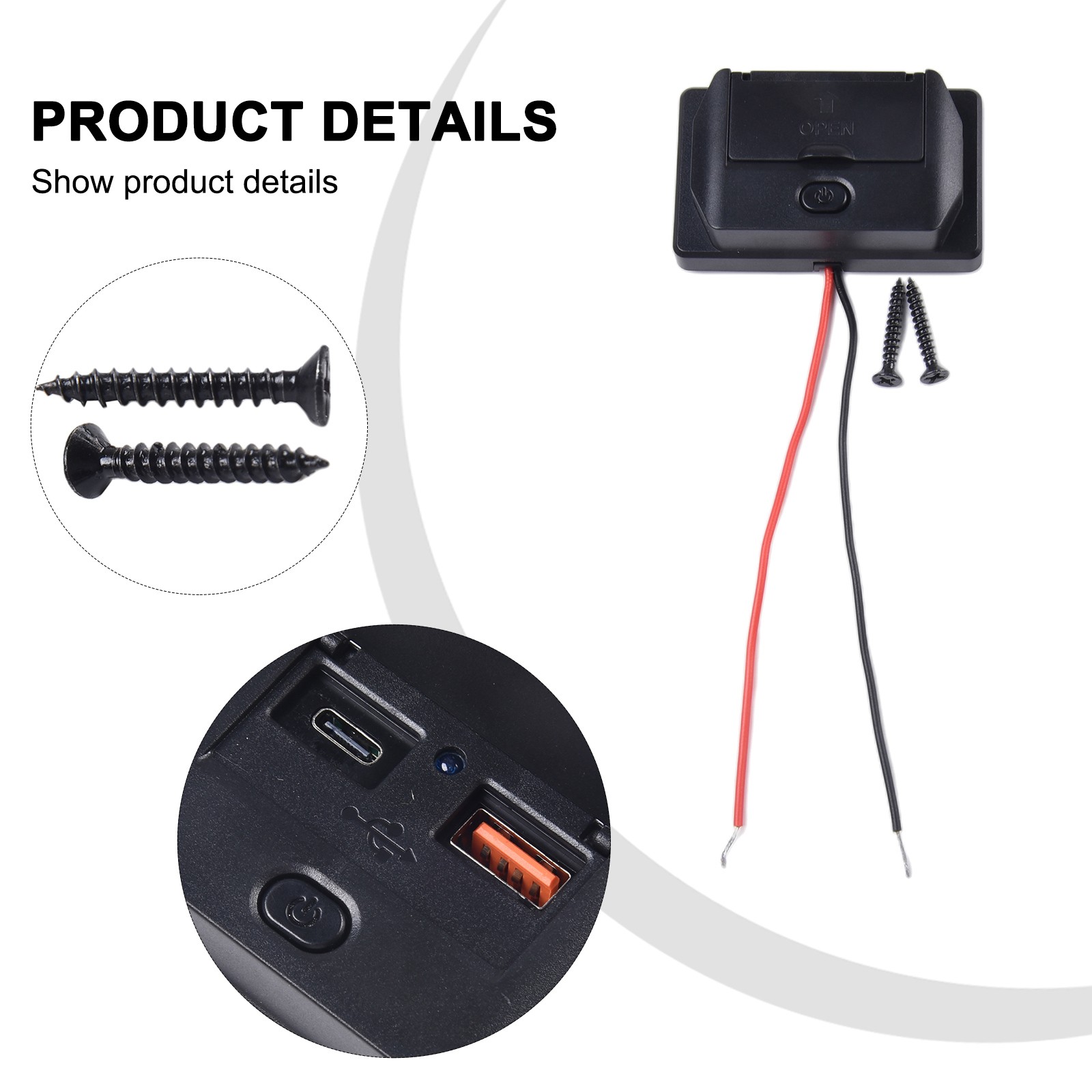 Prise Chargeur USB Facile à Installer avec Indicateur LED pour Voitures RV Bate - Photo 16 sur 31