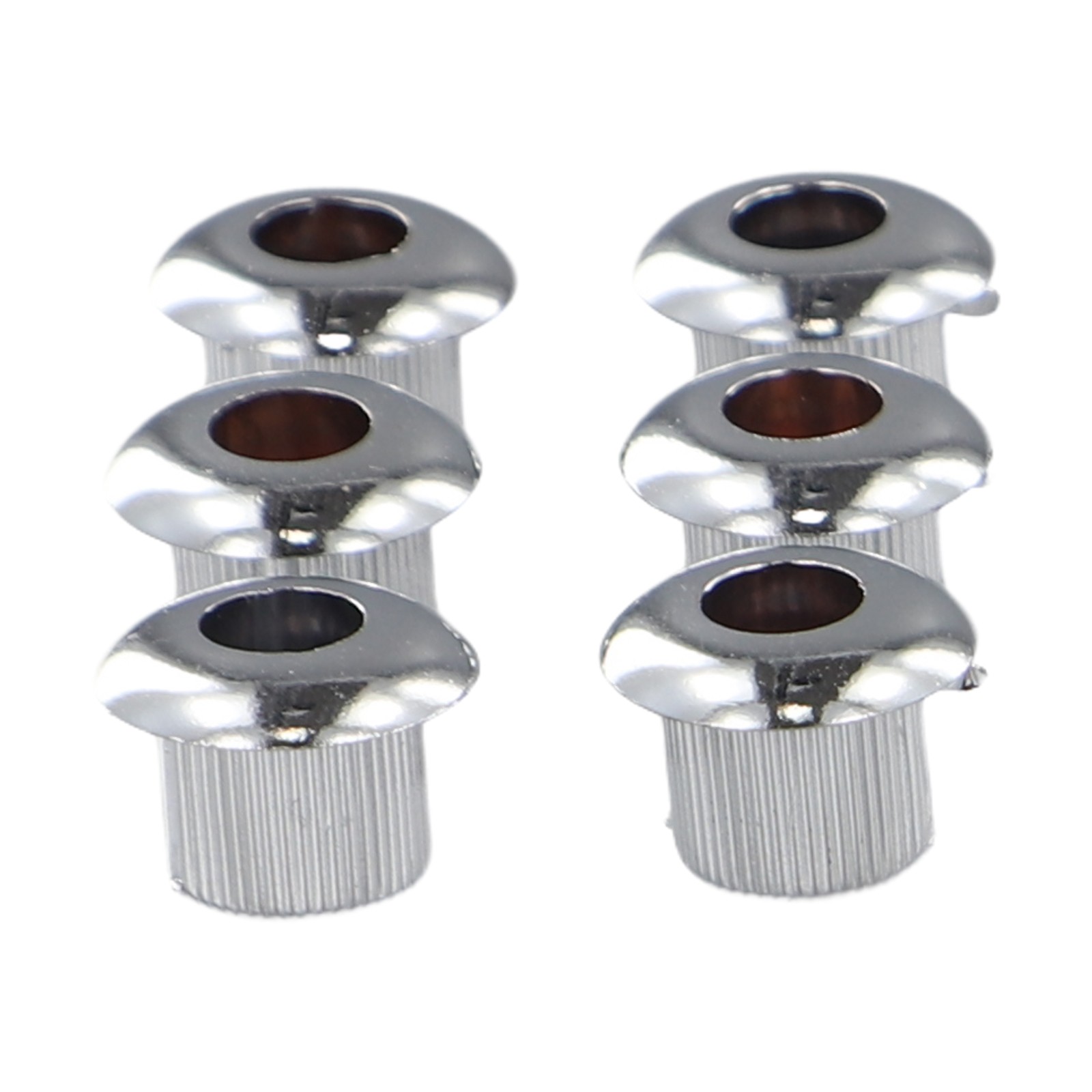 Perfect Fit 6 Pcs 10MM Metal Bushes Ferrules Nuts for Vintage Guitar Tuners - Picture 28 of 32