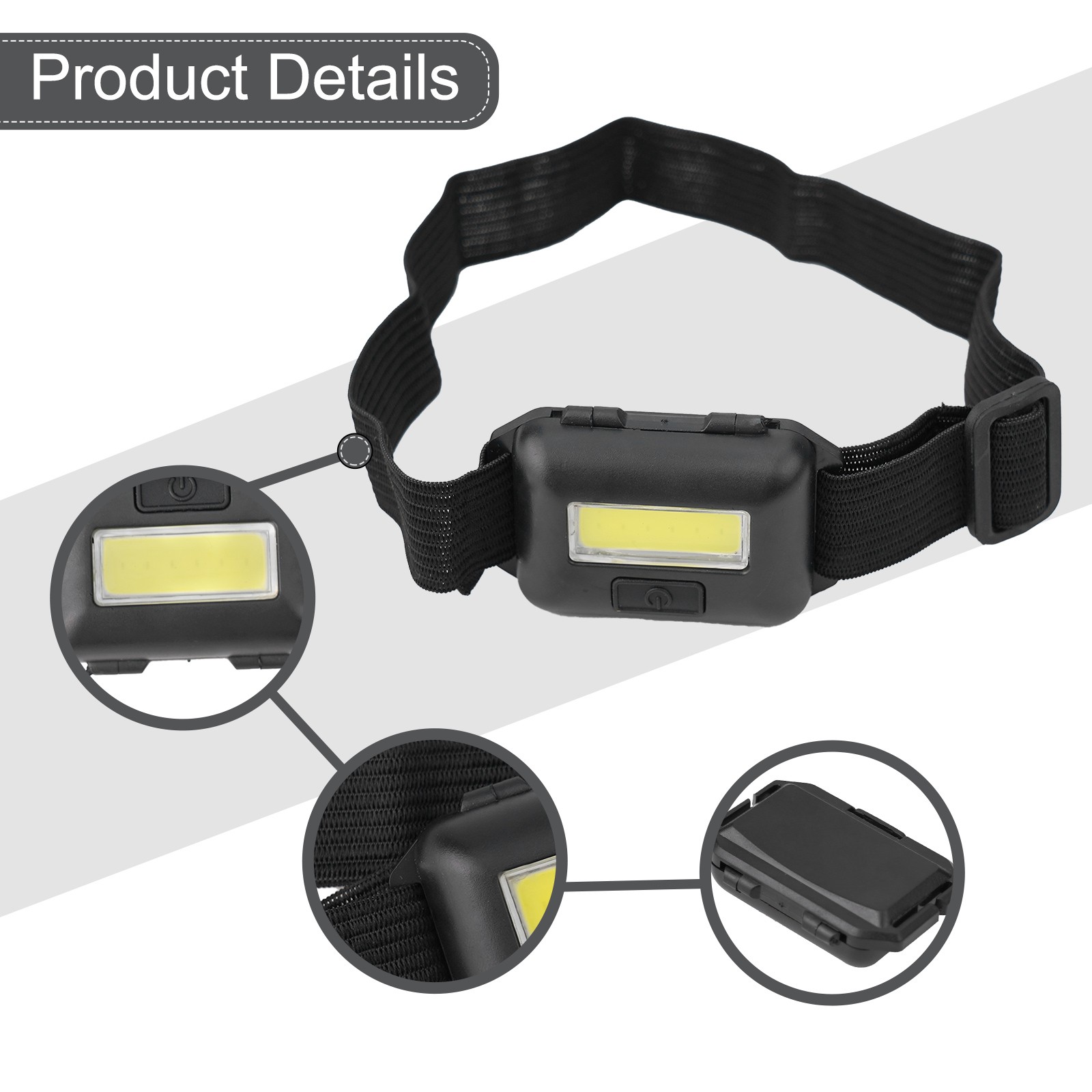 Wasserdicht Stirnlampe Scheinwerfer Einstellbar Für Alle Kopfgrößen LED Leicht - Bild 30 von 34