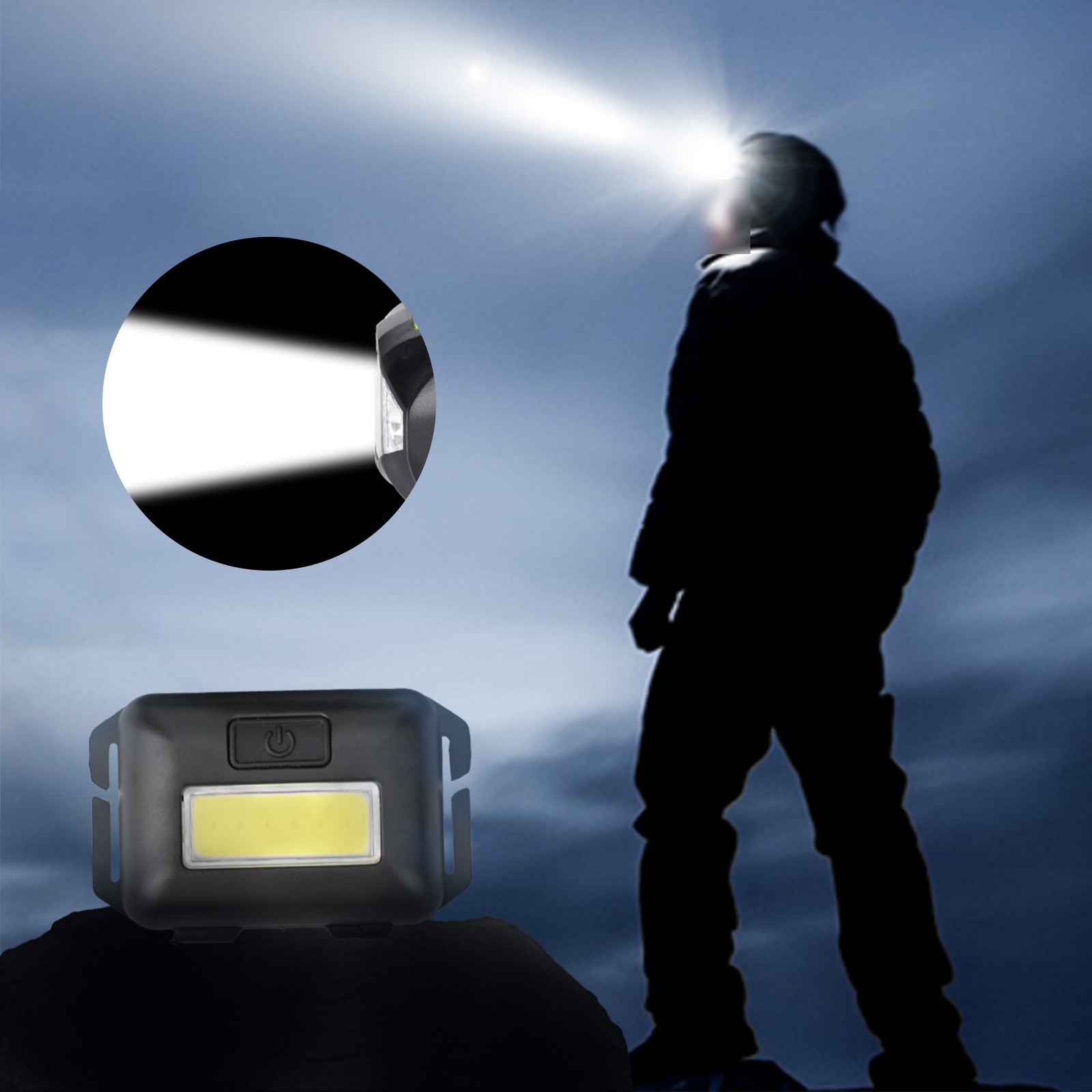 Wasserdicht Stirnlampe Scheinwerfer Einstellbar Für Alle Kopfgrößen LED Leicht - Bild 25 von 34