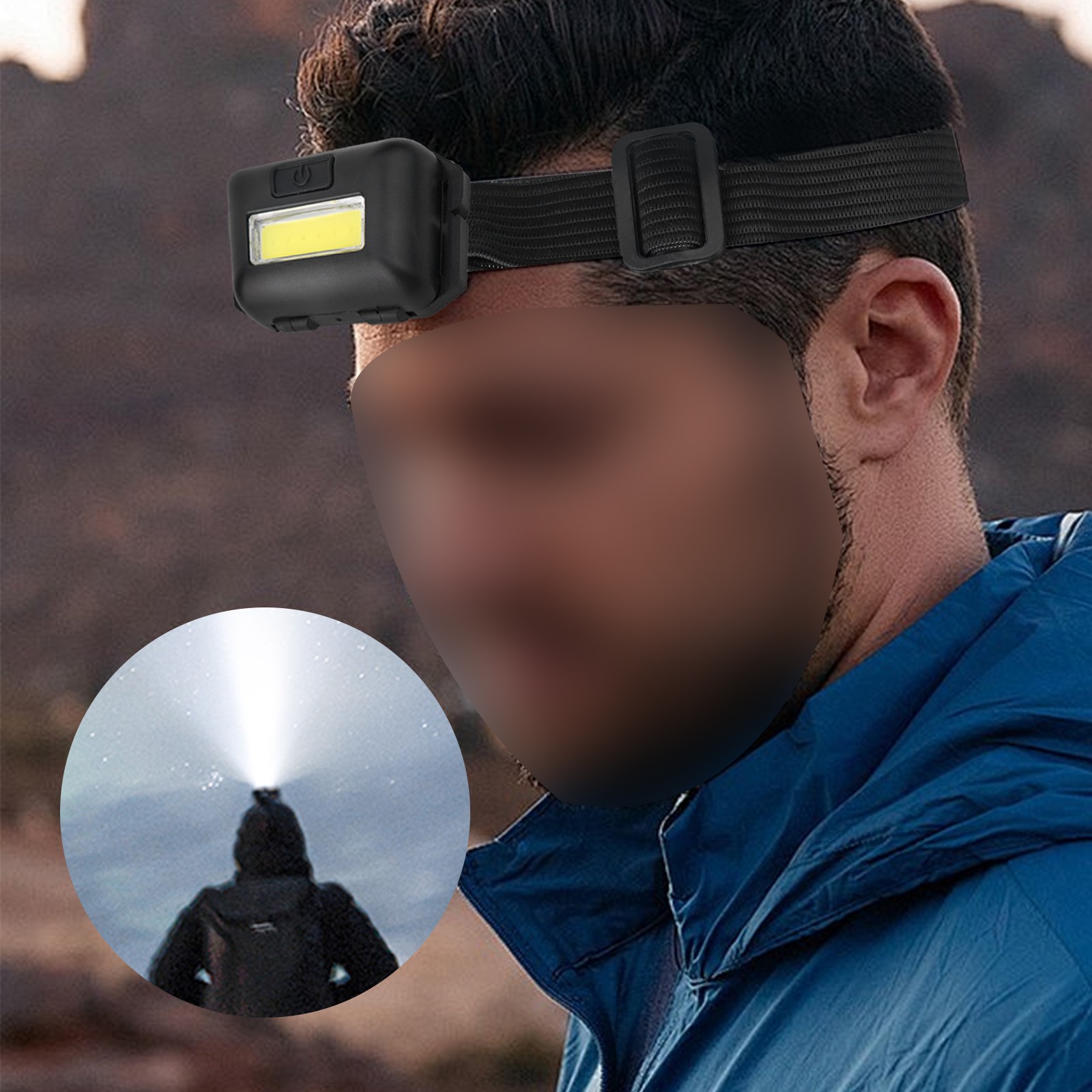 Wasserdicht Stirnlampe Scheinwerfer Einstellbar Für Alle Kopfgrößen LED Leicht - Bild 32 von 34
