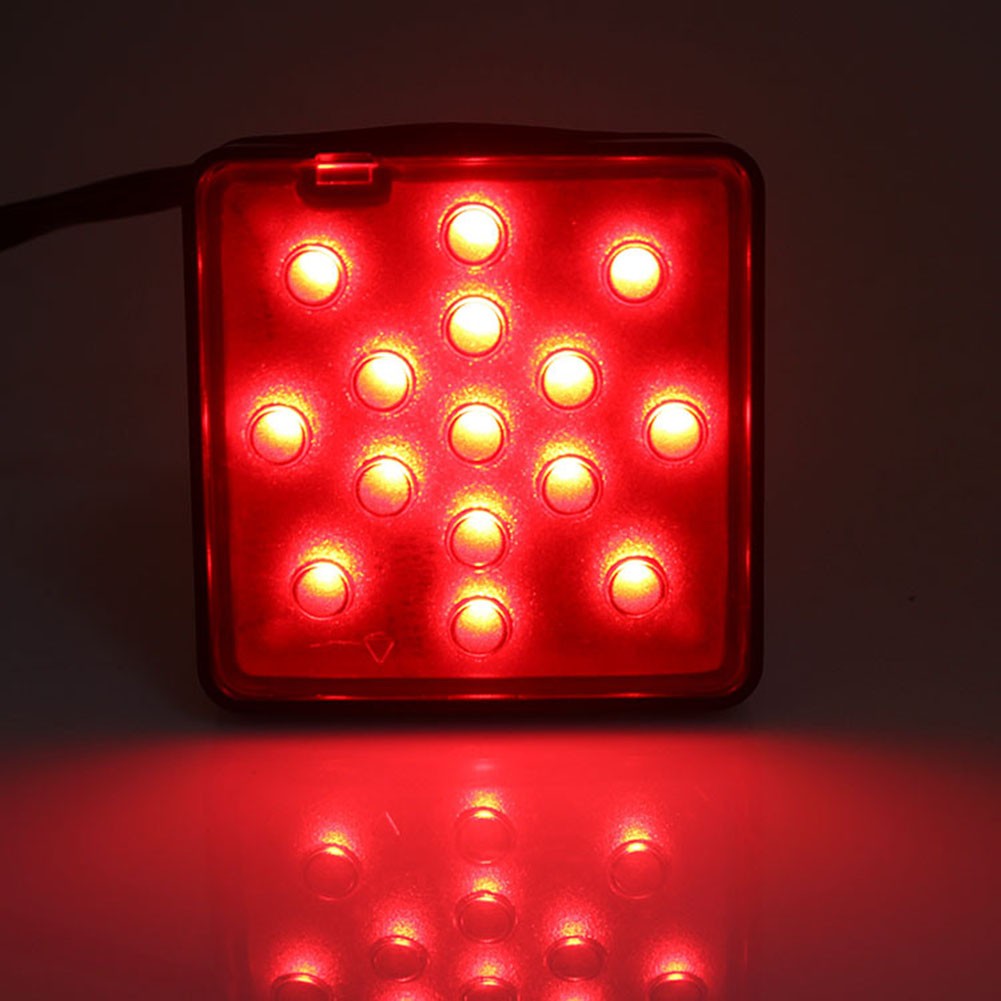 Premium ABS Material on 2'' Trailer Hitch Receiver Cover with LED Brake Lights - Picture 46 of 46