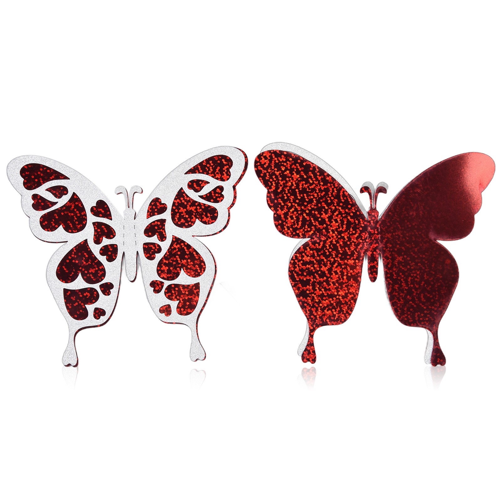 Hochwertige Aufkleber Wandsticker 3D Schmetterling Folie Druck zufällig Winkel - Bild 28 von 32
