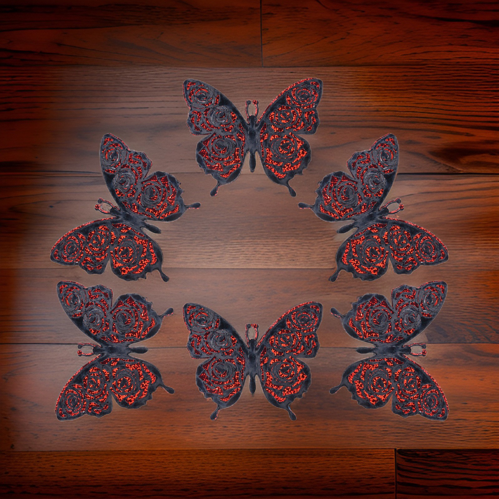 Hochwertige Aufkleber Wandsticker 3D Schmetterling Folie Druck zufällig Winkel - Bild 13 von 32