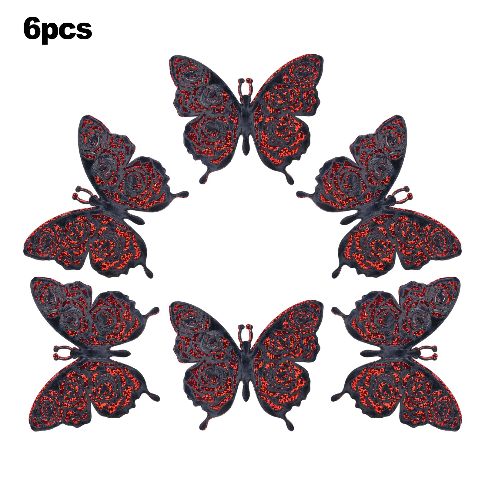 Hochwertige Aufkleber Wandsticker 3D Schmetterling Folie Druck zufällig Winkel - Bild 22 von 32